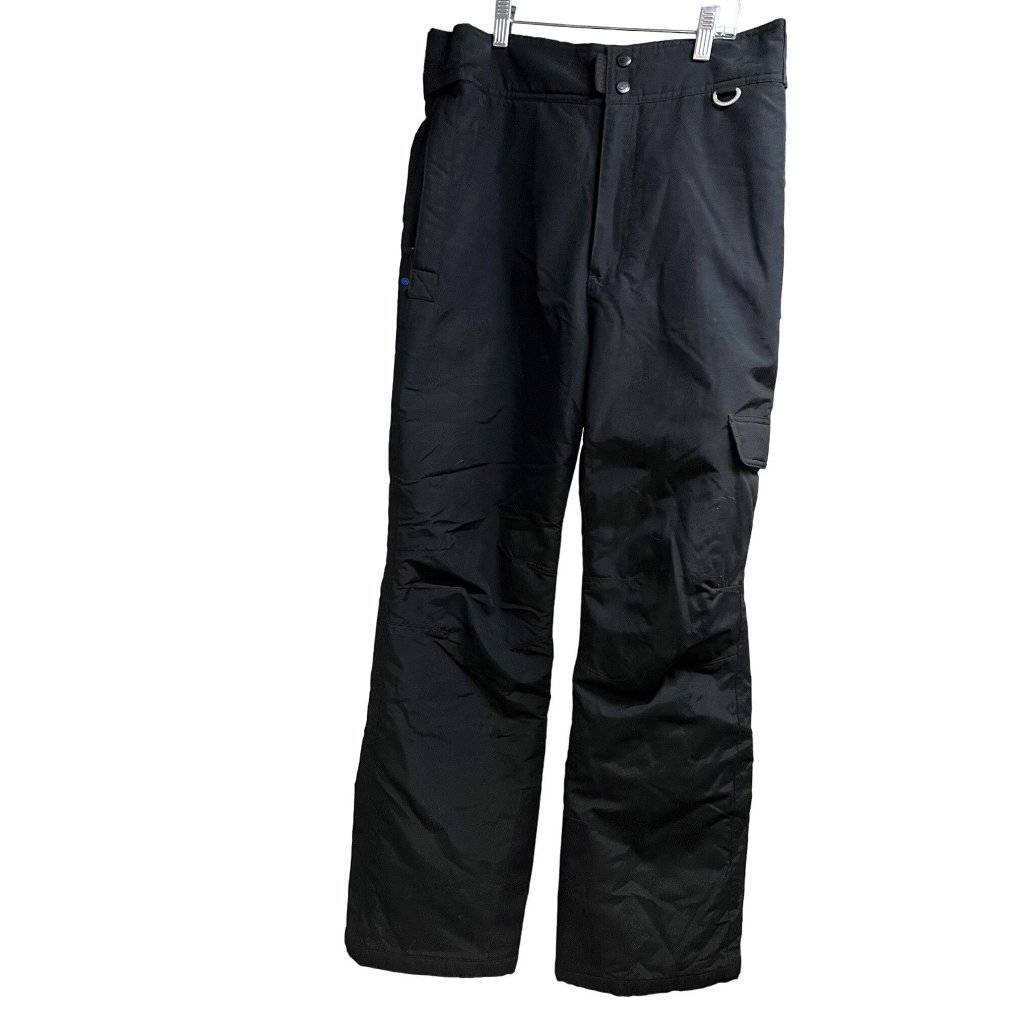 Vintage Slalom Mens Black Cargo Ski Snow Pants Small Insulated Water Size US 32 / EU 48 - 1 Thumbnail