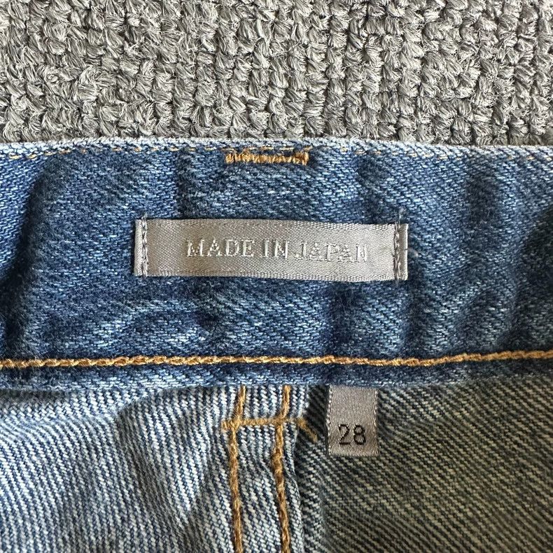Dior Dior Leather jeans with washed blue back Size 28" / US 6 / IT 42 - 2 Thumbnail