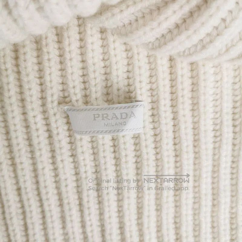 Prada Prada Logo Cashmere Scarf. Size ONE SIZE - 5 Thumbnail