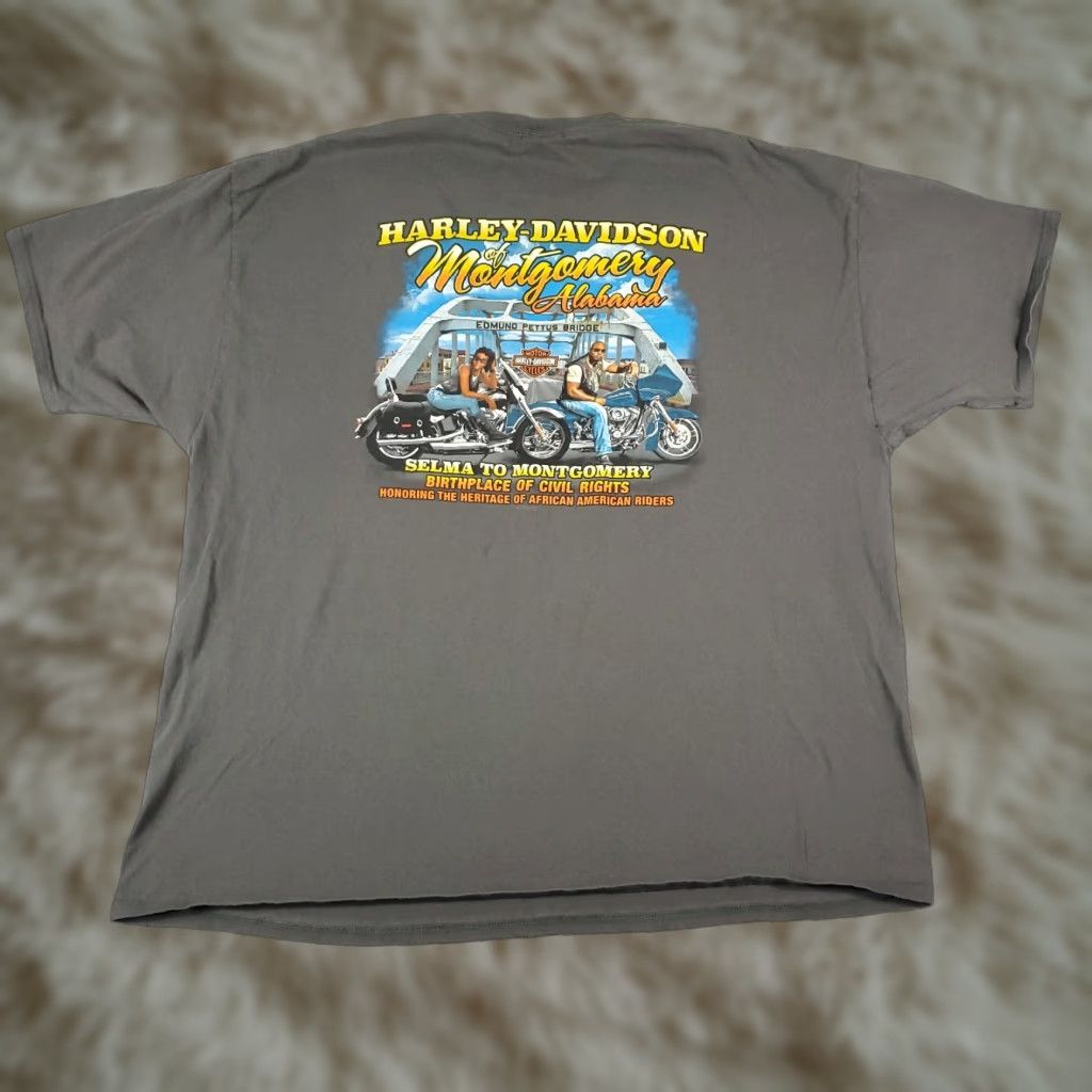 Harley Davidson Harley-Davidson T-Shirt Mens 3XL Brown Graphic Motorcycle Classic Size US XXL / EU 58 / 5 - 1 Thumbnail