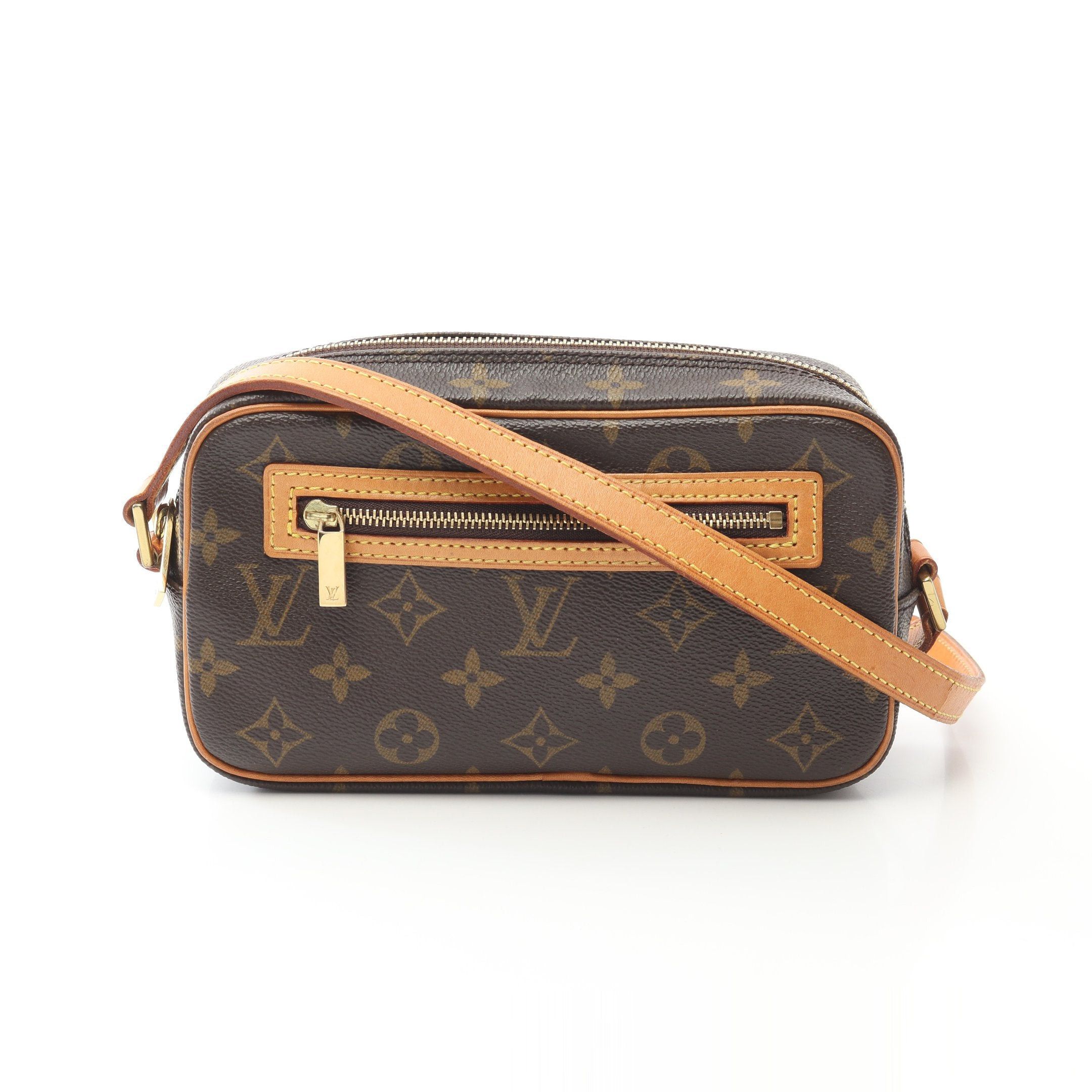 Louis Vuitton Louis Vuitton Pochette Cite Monogram Shoulder Bag Leather Brown Size ONE SIZE - 1 Thumbnail