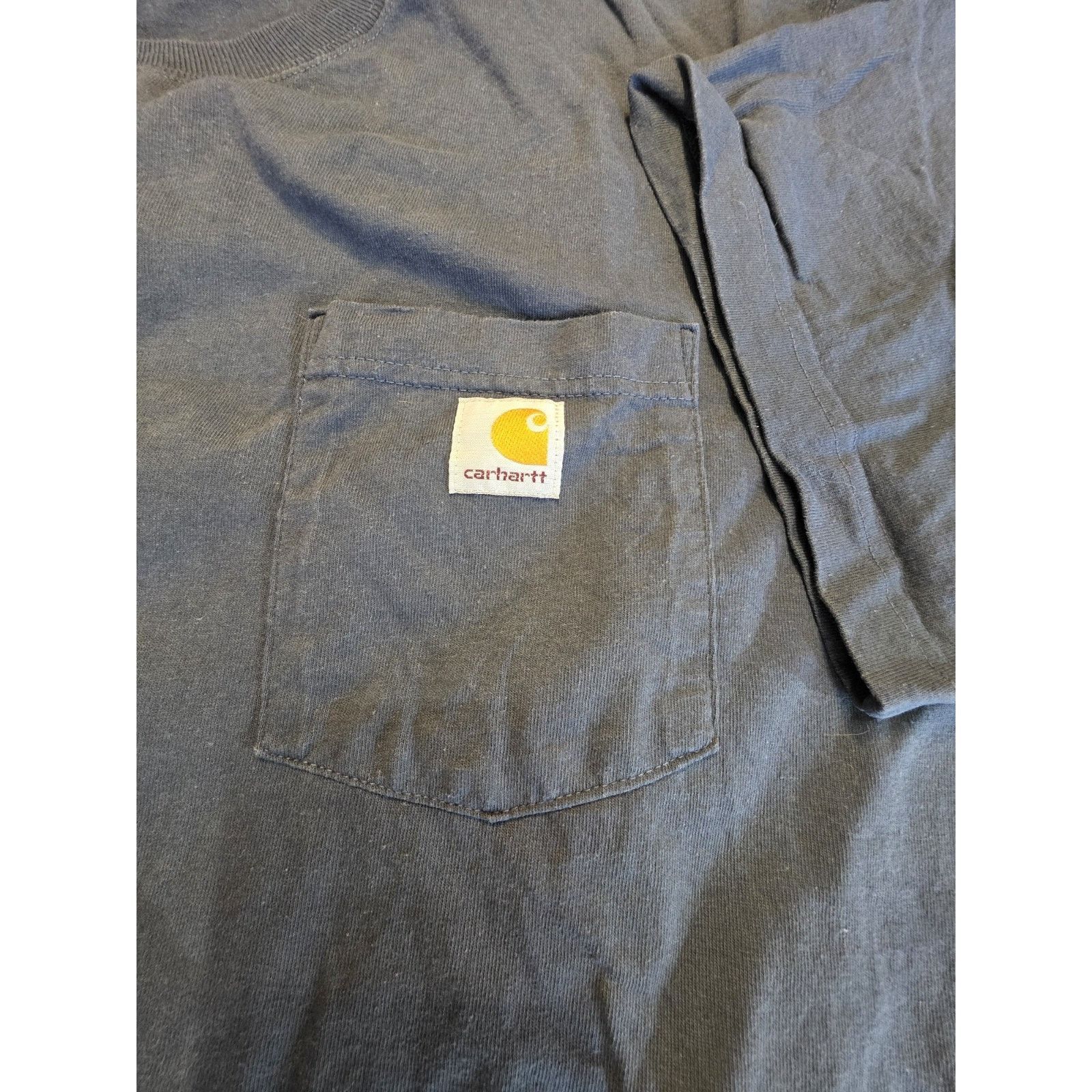 Carhartt Carhartt Men's Size Xl Grey Short Sleeve Pocket T-Shirt Size US XL / EU 56 / 4 - 2 Thumbnail