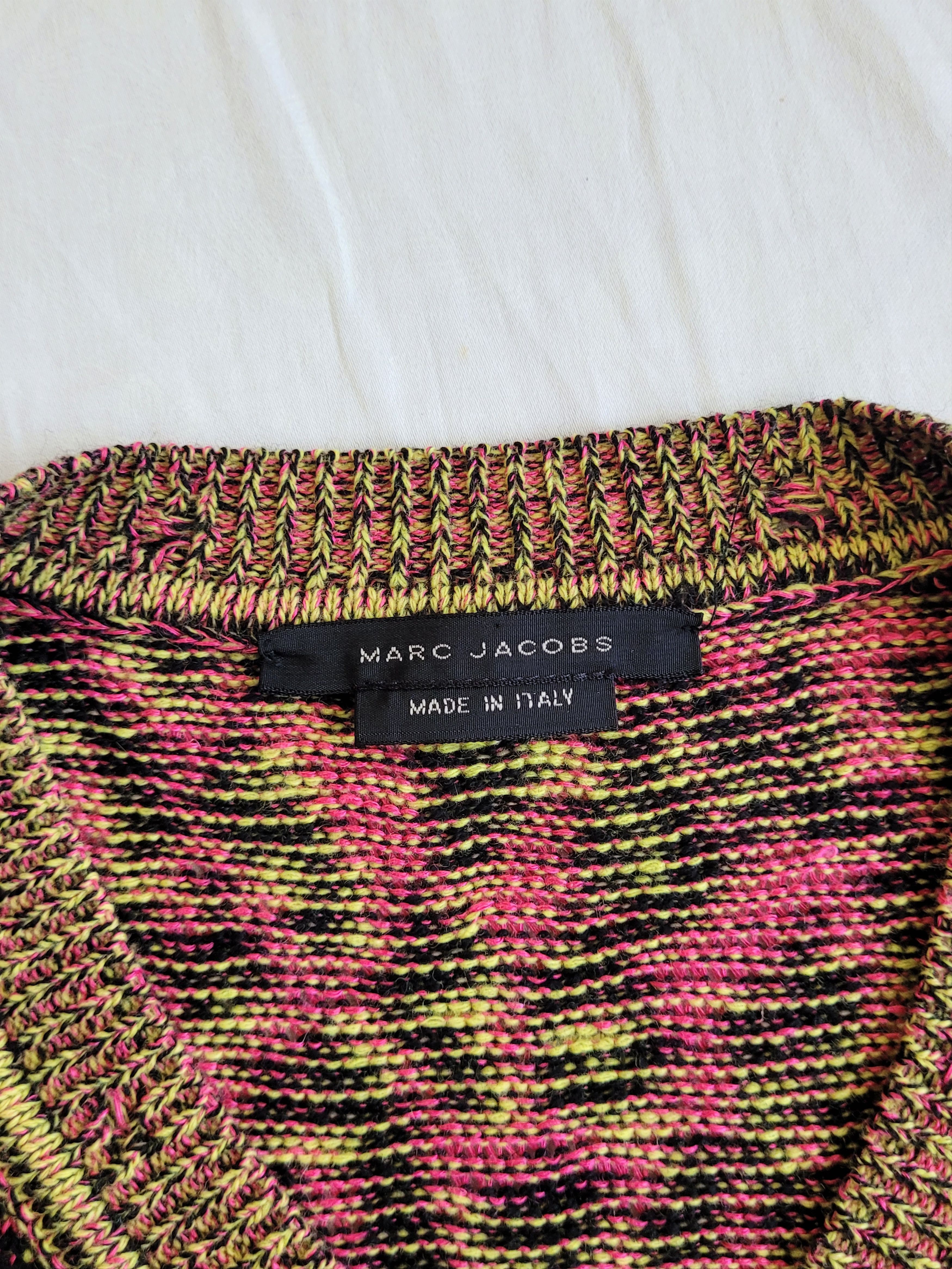 Marc Jacobs Marc Jacobs mainline linen-wool-cashmere jacquard jumper Size US M / EU 48-50 / 2 - 6 Thumbnail
