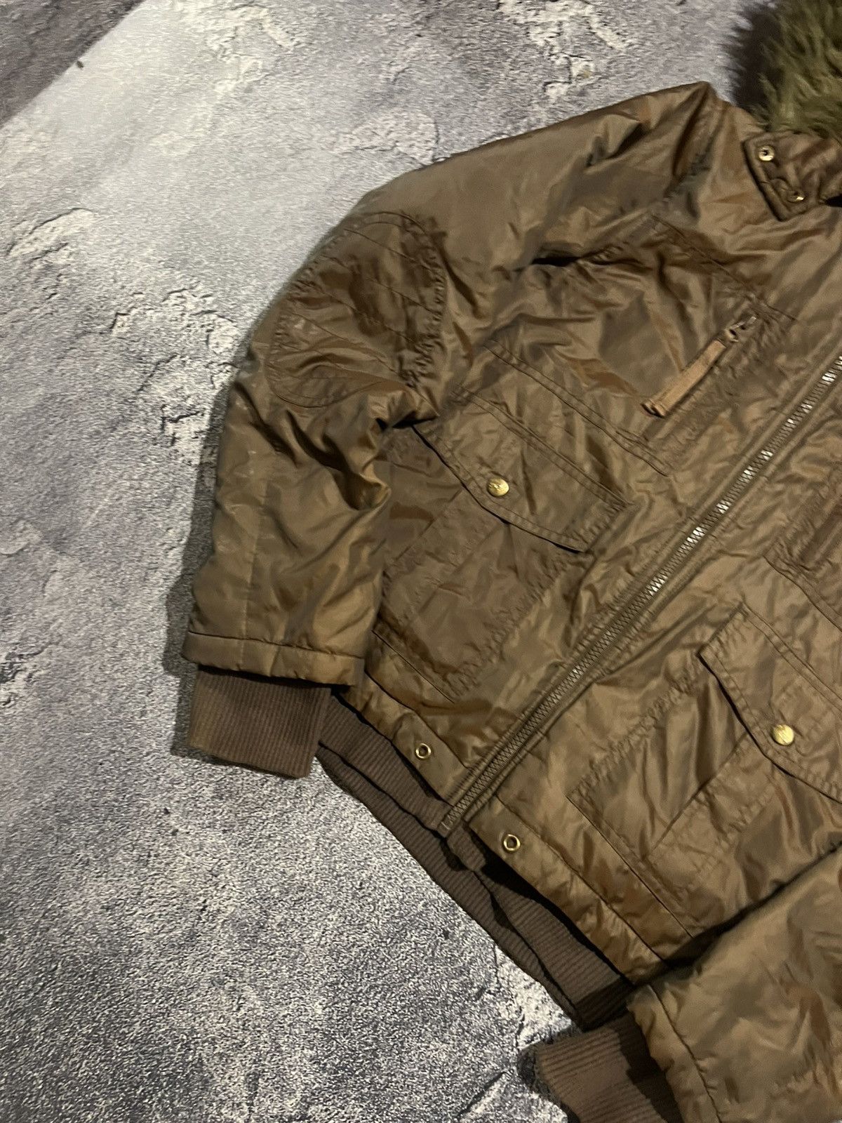 Vintage Y2K Streetwear Bomber / Balenciaga Style / With Zip Fur 90s Size US M / EU 48-50 / 2 - 7 Thumbnail