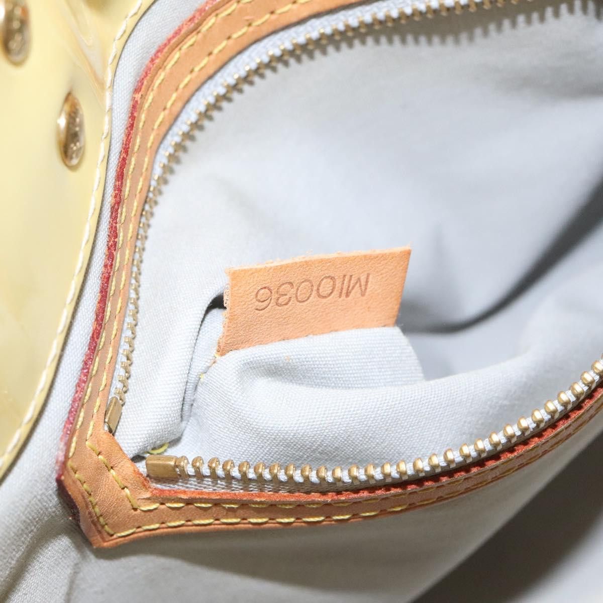 Louis Vuitton LOUIS VUITTON Monogram Vernis Reade PM Hand Bag Perle M91336 Size ONE SIZE - 12 Thumbnail