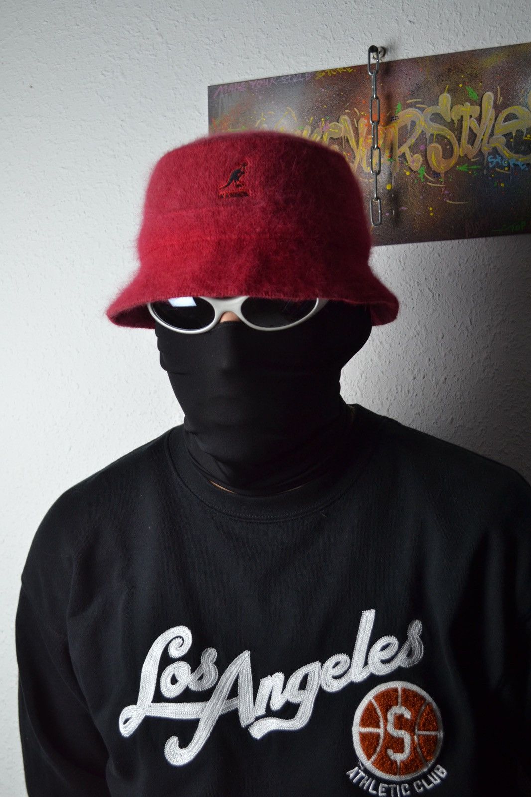 Kangol × Vintage Vintage Red Kangol Angora Blend Bucket Hat Size ONE SIZE - 4 Thumbnail