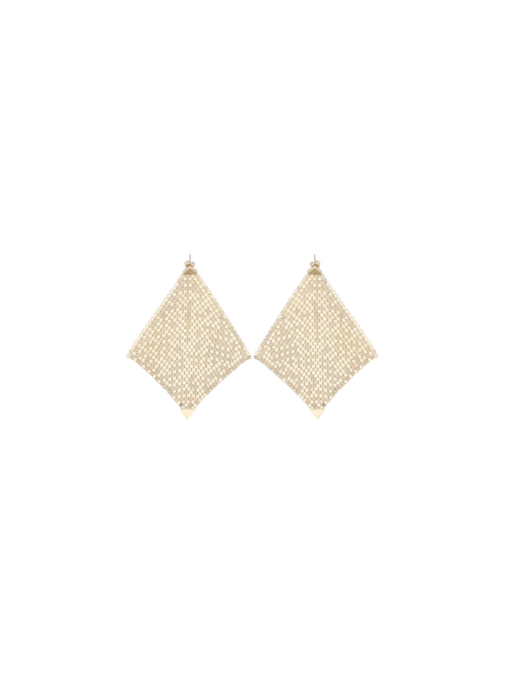 Paco Rabanne Pixel Chainmail Earrings Size ONE SIZE - 1 Thumbnail