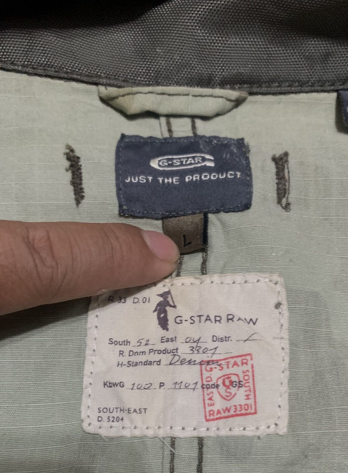 G-Star Vintage G Star Raw Camo Jacket Nice Design Size US L / EU 52-54 / 3 - 8 Thumbnail
