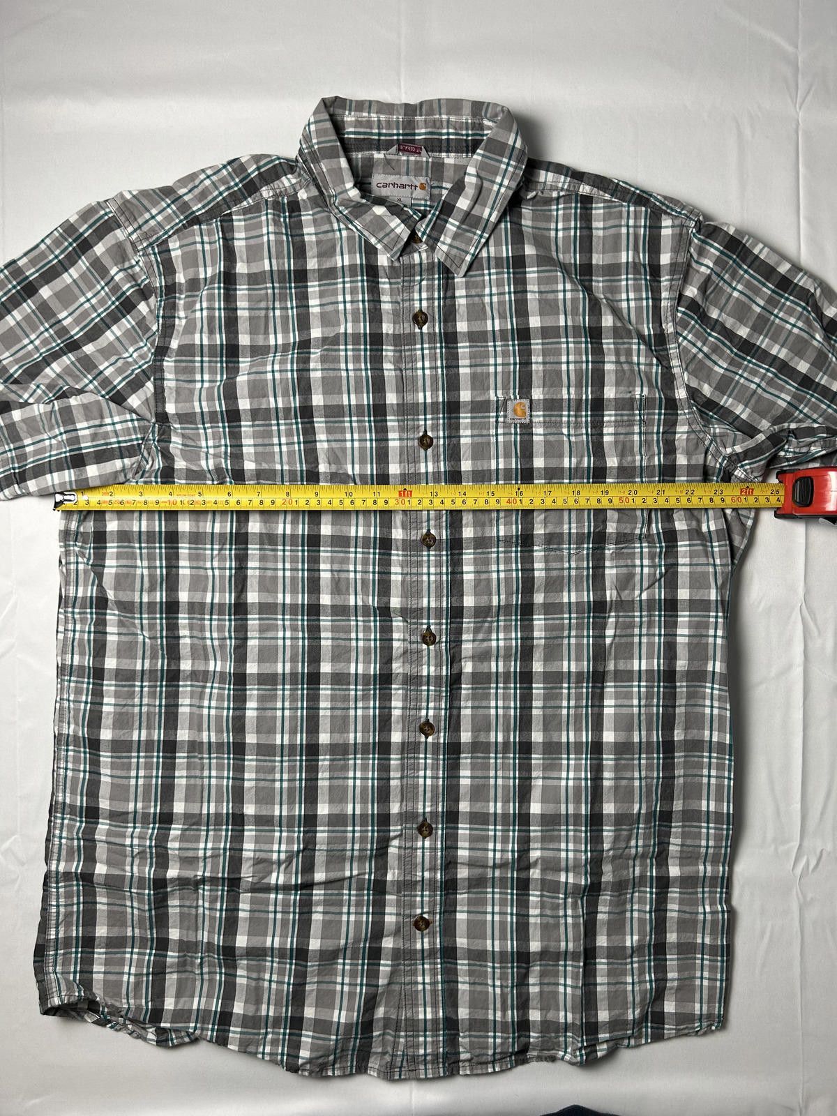 Carhartt Carhartt Pocket Shirt Heavyweight Overshirt Workwear Plaid Size US XL / EU 56 / 4 - 5 Thumbnail