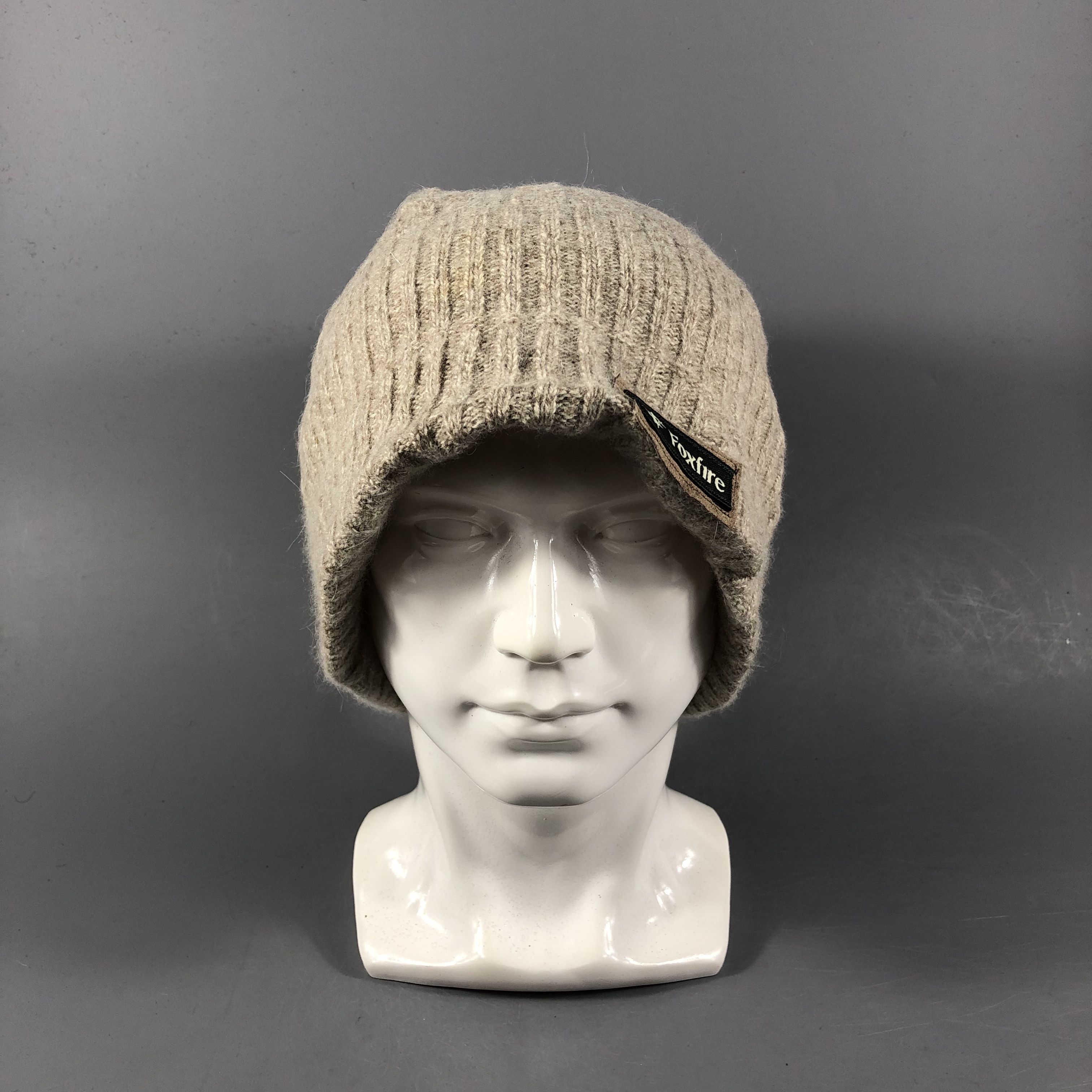 Japanese Brand Foxfire Cable Knit Wool Beanie Snowcap Snow Hat B890 Size ONE SIZE - 2 Thumbnail