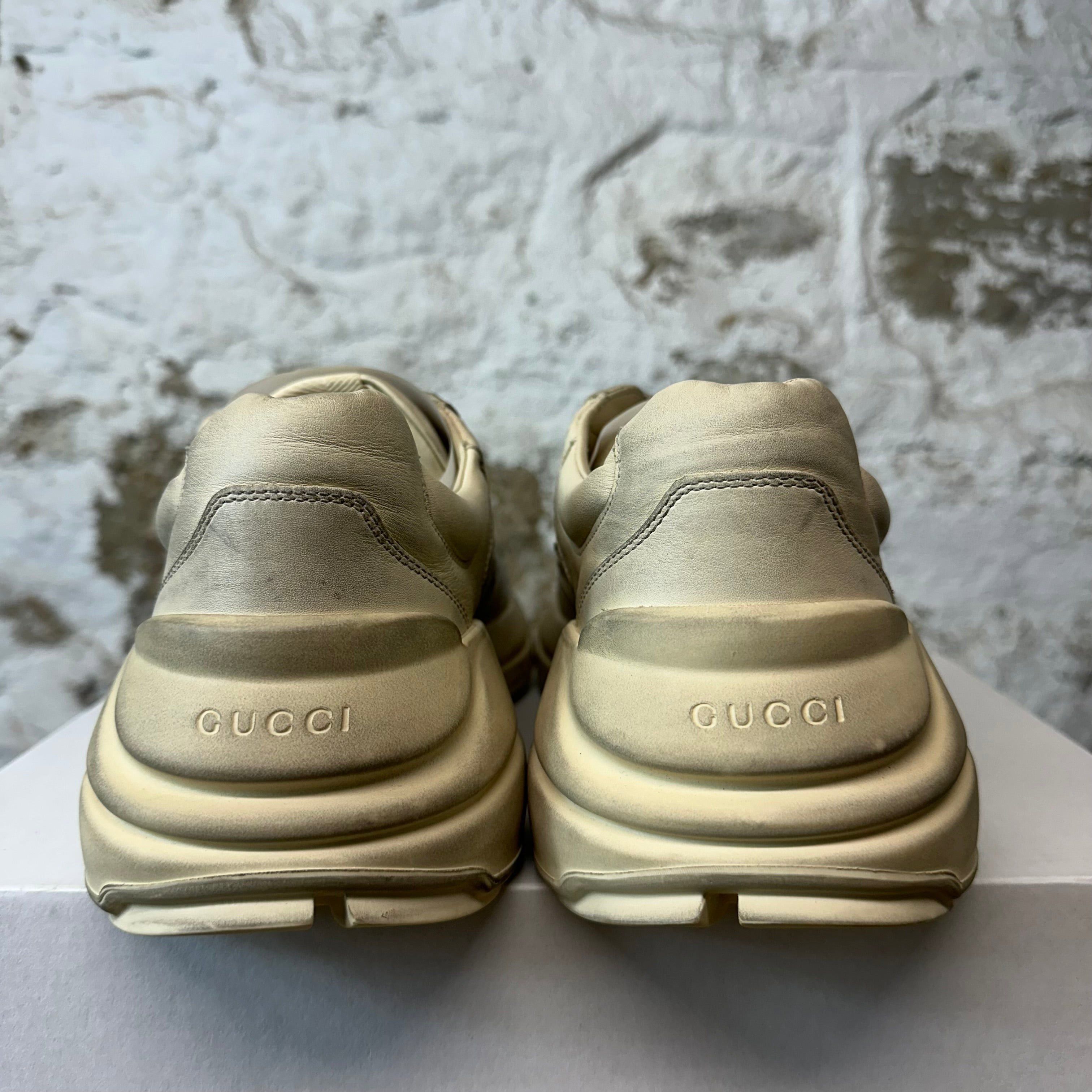 Gucci Gucci Rhyton Ivory Beige Vintage Sneaker Sz 9 Size US 9 / EU 42 - 5 Thumbnail