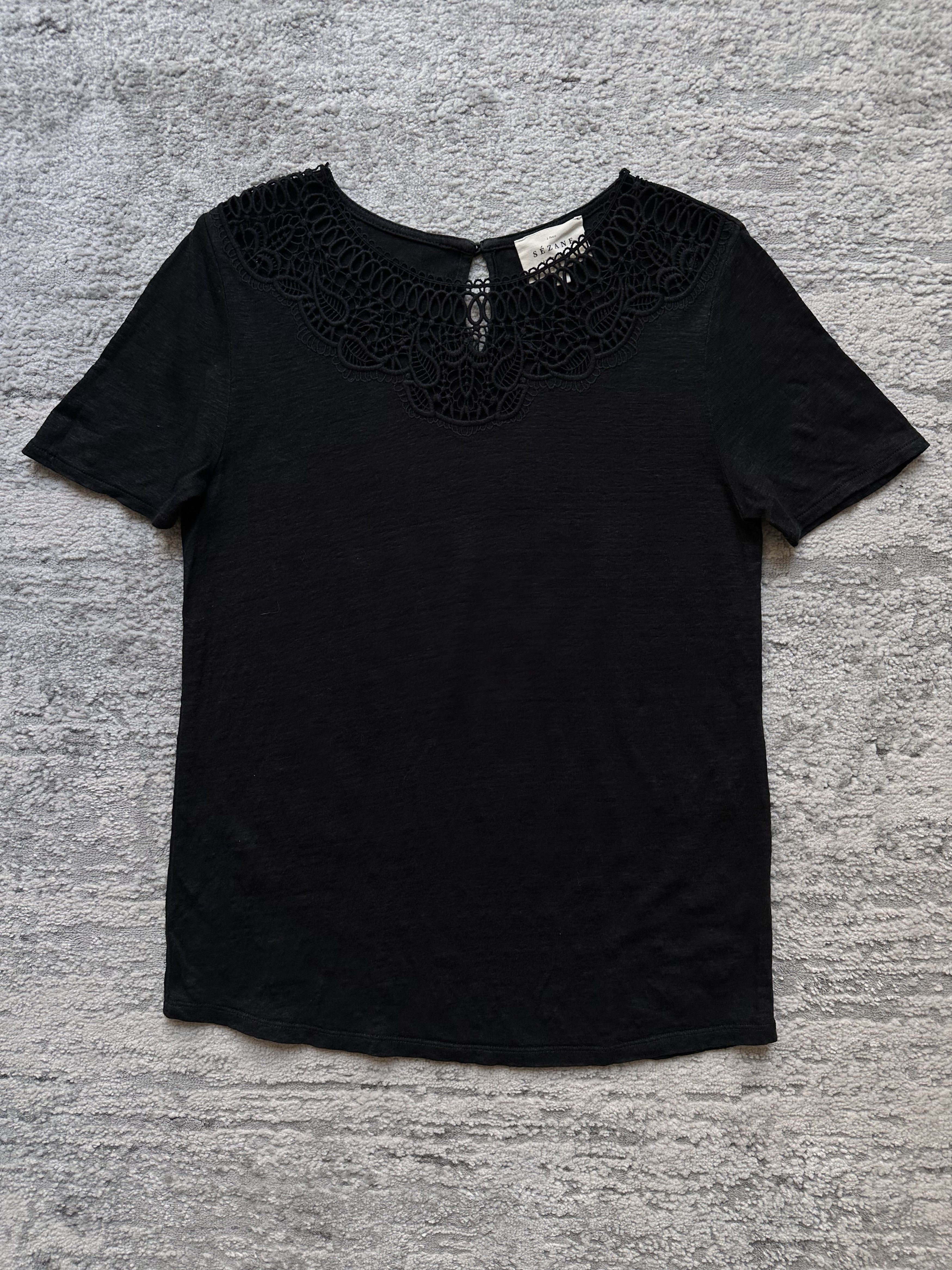 Sezane Sezane linen t shirt Size XS / US 0-2 / IT 36-38 - 1 Thumbnail