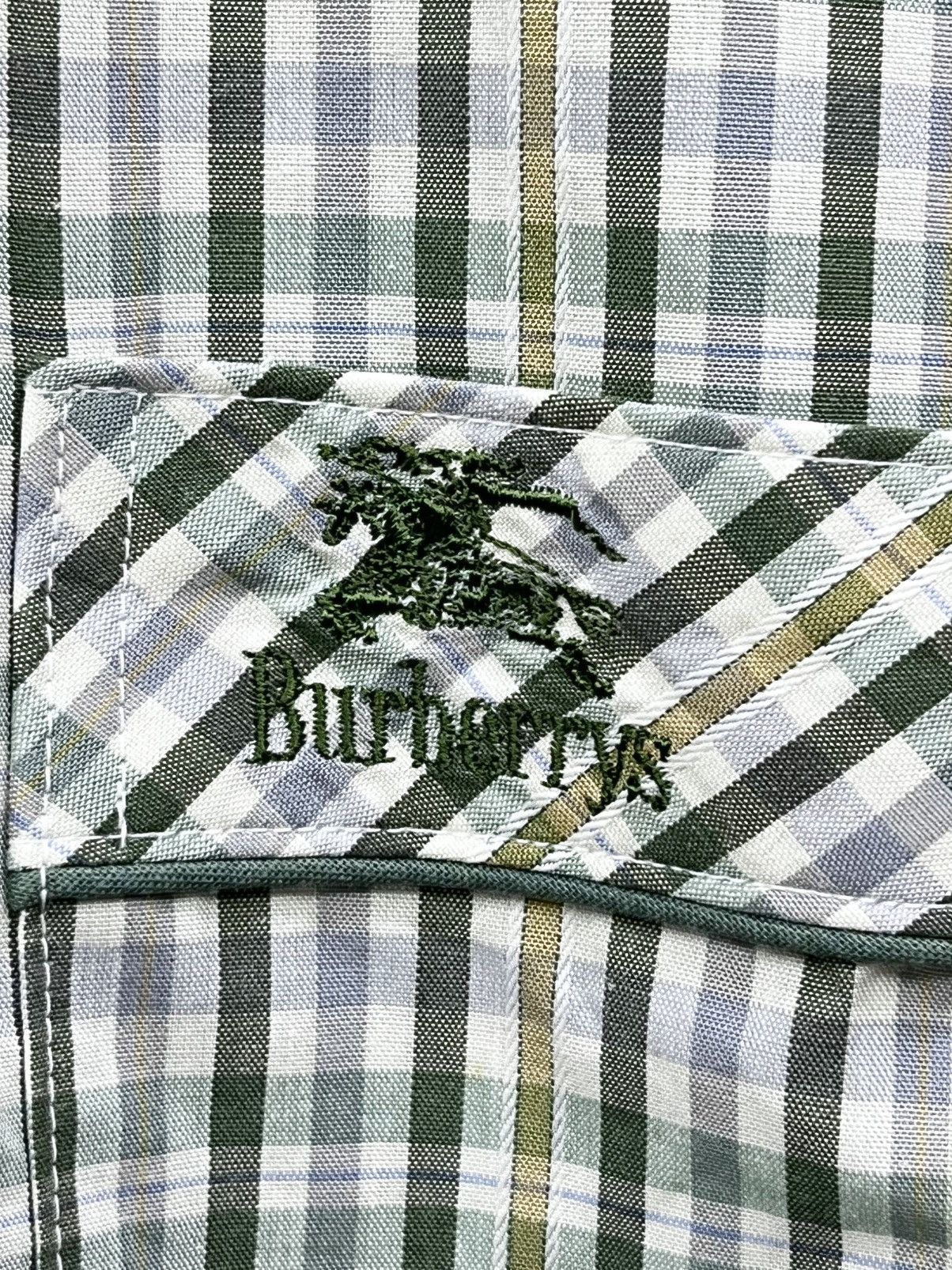 Burberry Ultra Rare Vintage Burberrys Green Check Pajama Set L Size US L / EU 52-54 / 3 - 2 Thumbnail