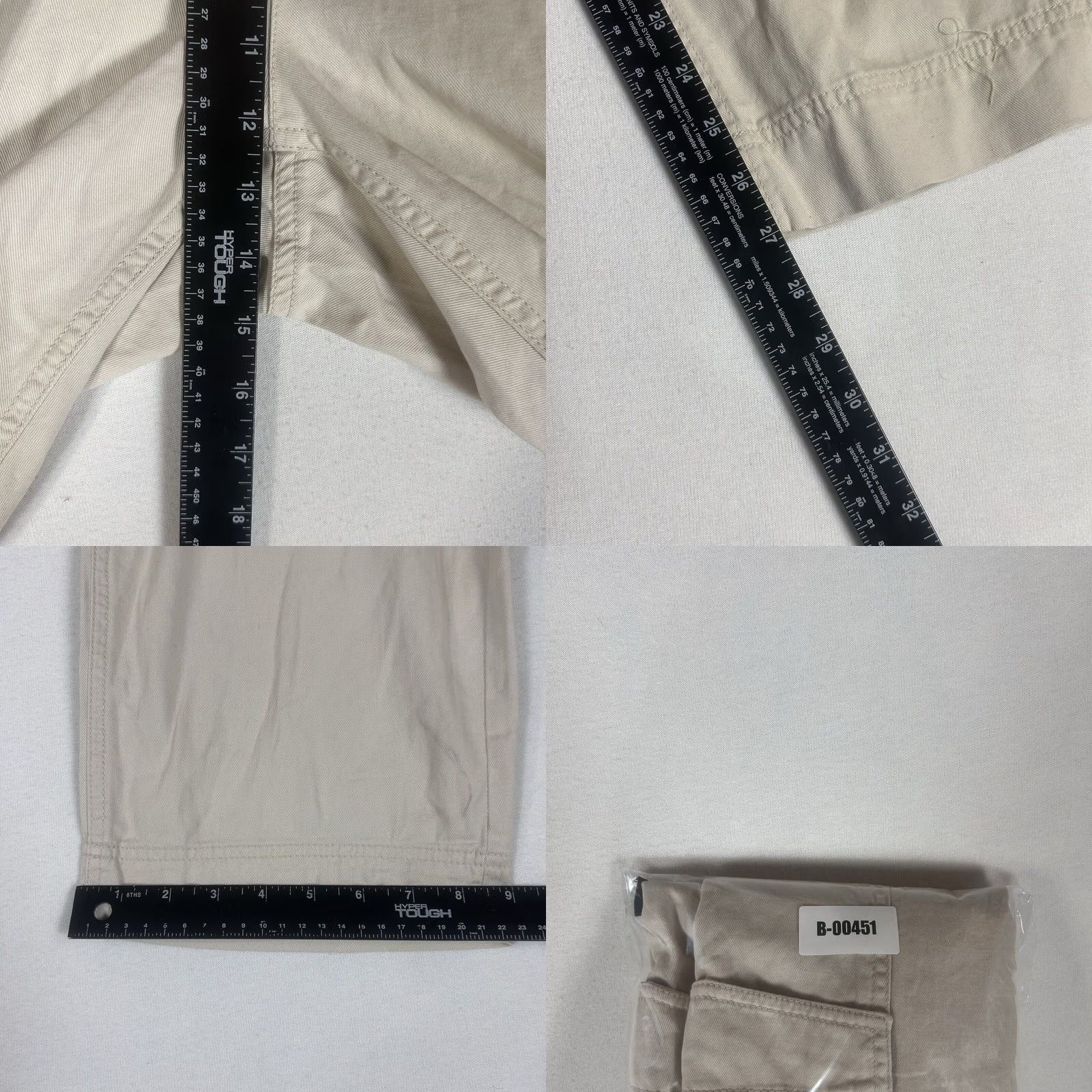 Old Navy Old Navy Cargo Tie Waist Pants Womens XL Beige Wishbone Straight Leg NWT Size 40" / US 18 - 10 Thumbnail