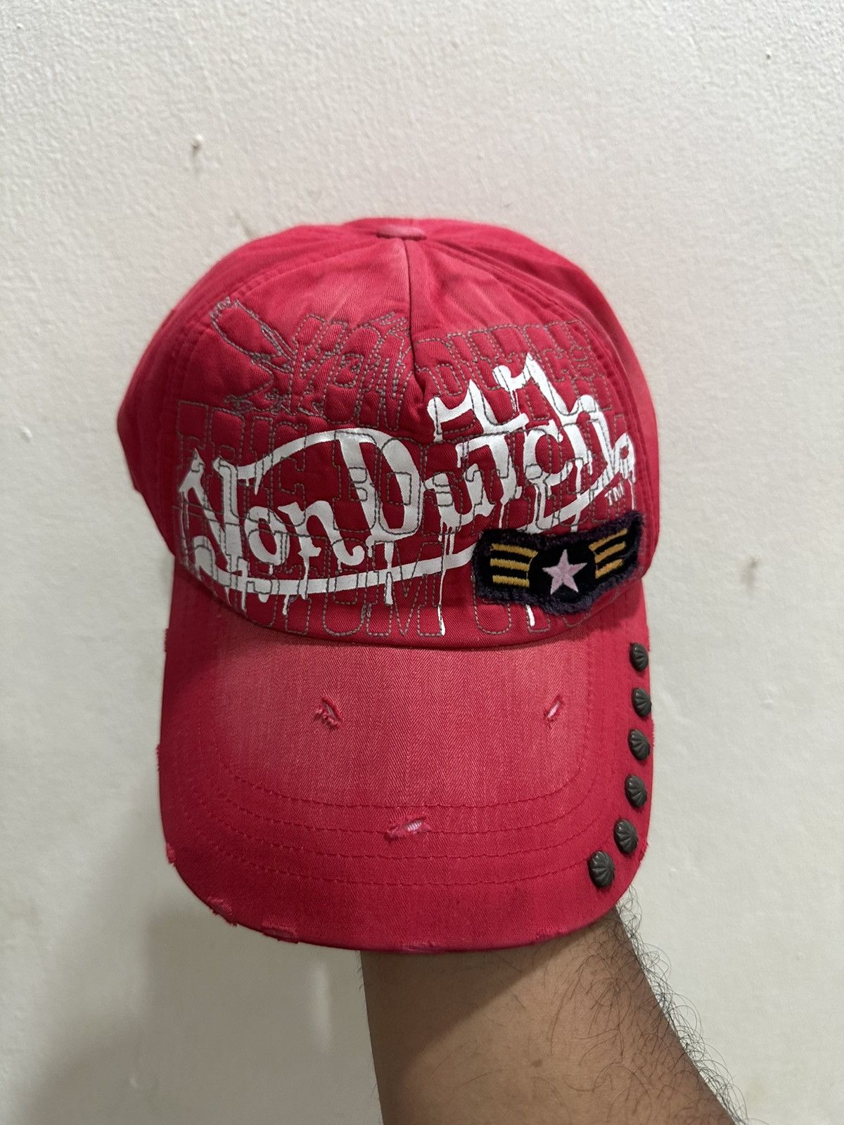 Von Dutch VTG Distress Von Dutch Punk Hat Size ONE SIZE - 2 Thumbnail
