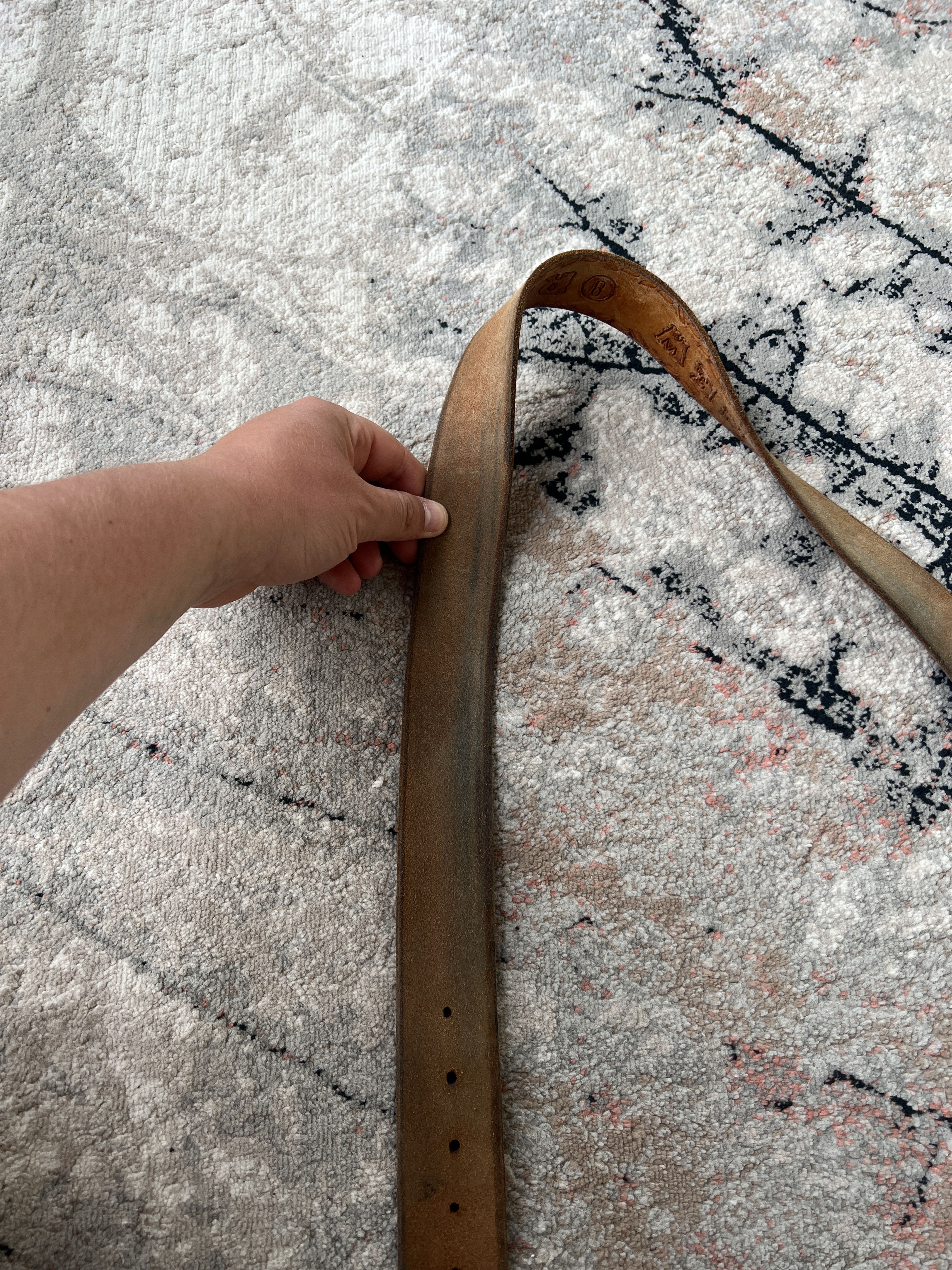 Leather New Orleans Leather Belt Size ONE SIZE - 8 Thumbnail
