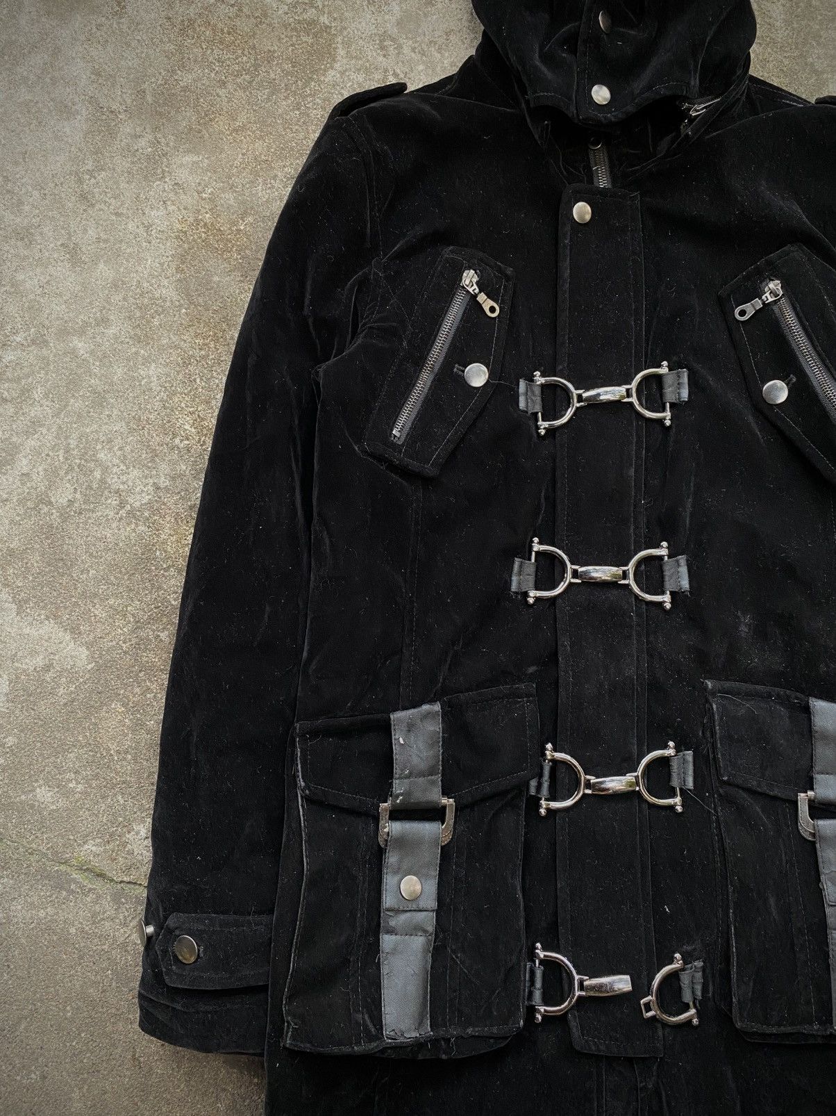 If Six Was Nine JAPANESE BRAND FUR JACKET PUNK GOTHIC BY AUTHENTIC Size US M / EU 48-50 / 2 - 3 Thumbnail