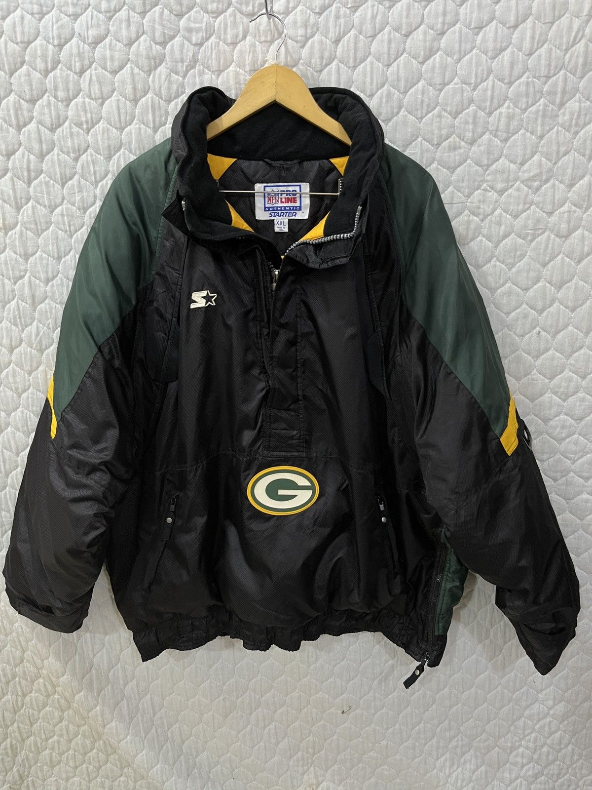 Starter 🔥🔥🔥HYPE STARTER NFL GREEN BAY PACKERS JACKET Size US XXL / EU 58 / 5 - 1 Thumbnail