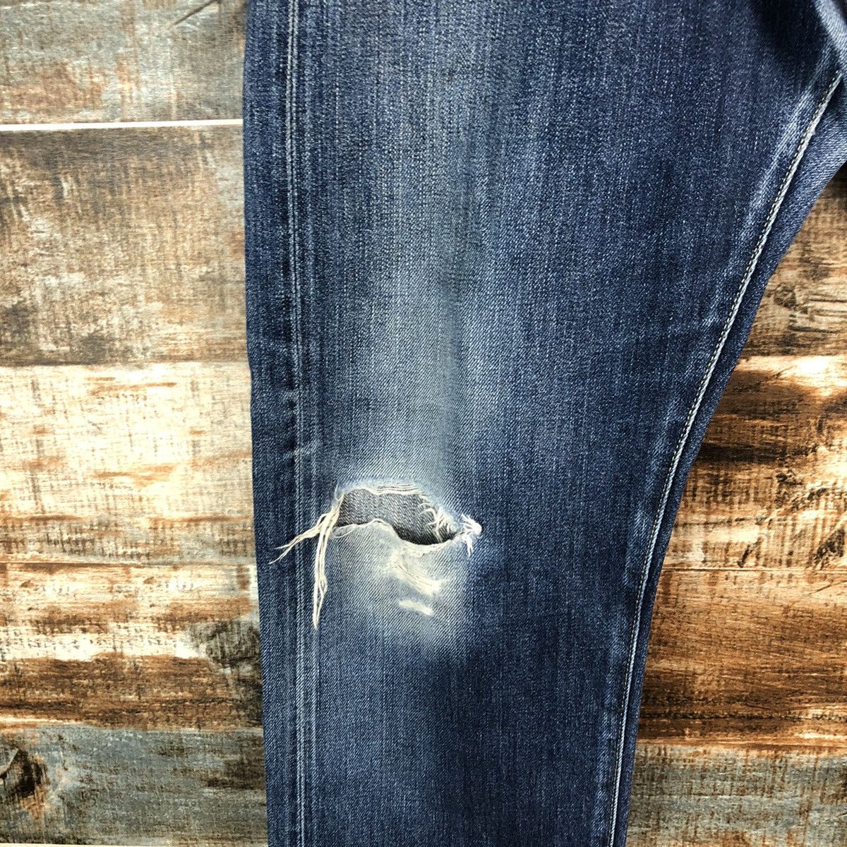 Japanese Brand Uniqlo japan Blue Distressed ripped Denim Pants #A1411 Size US 36 / EU 52 - 9 Thumbnail