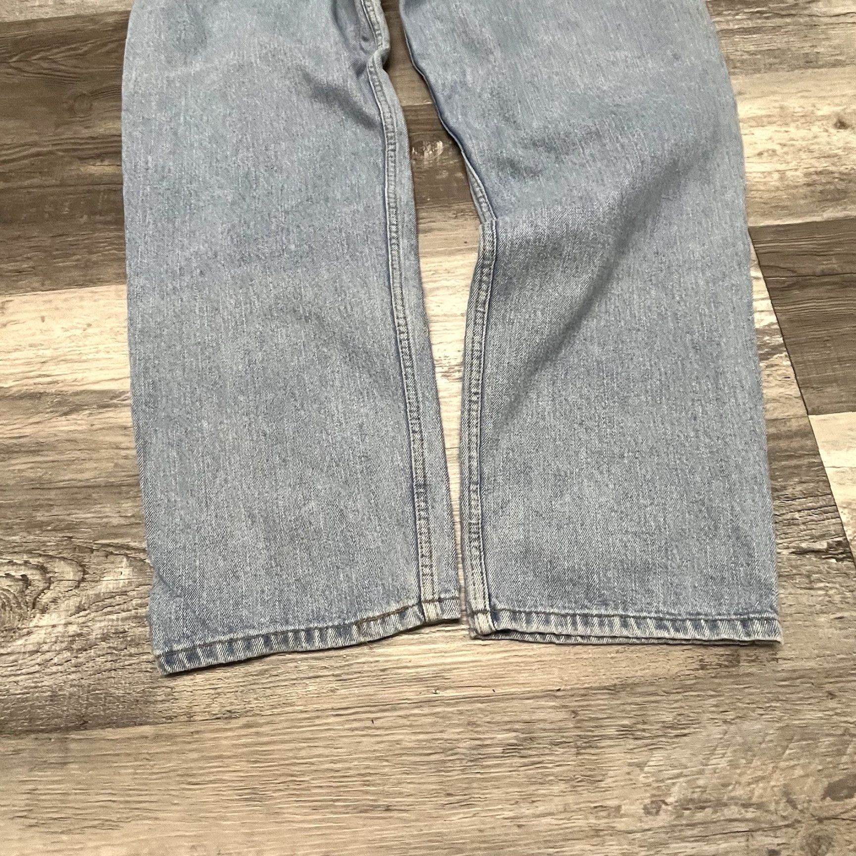Levi's VINTAGE Levi's Jeans 550 LoosE Tapered Denim 38x32 38x31 Light Wash Men 80s 90s Rock Size US 38 / EU 54 - 2 Thumbnail