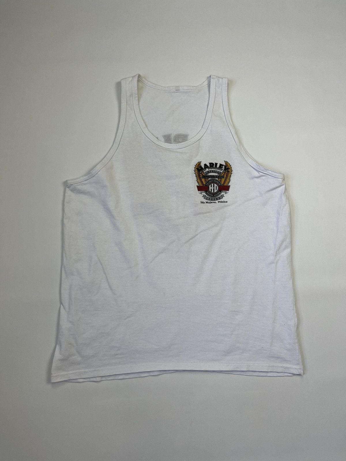 Harley Davidson × Vintage Harley Davidson Mexico Vintage Moto Motorcycles Tank Top Size US M / EU 48-50 / 2 - 2 Thumbnail