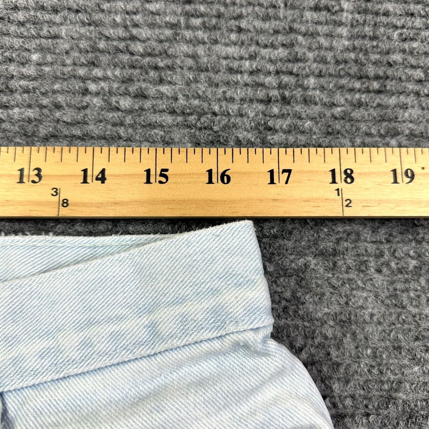 Vintage VINTAGE HIS Blues Denim Shorts Jeans Adult 33in Waist 90s Made In USA Blues Jeans Shorts Mens Size US 33 - 4 Thumbnail