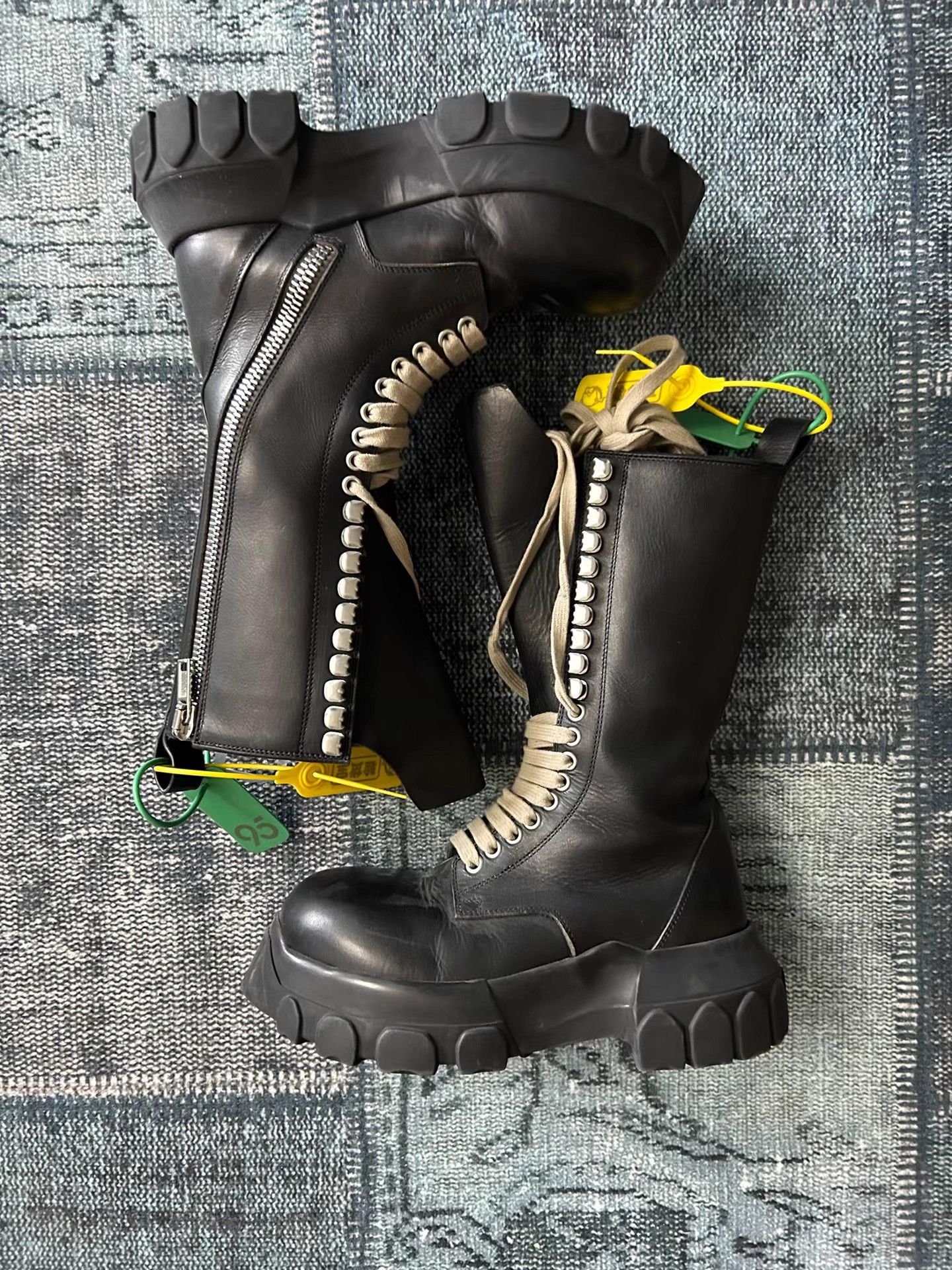 Rick Owens Rick Owens Octopus Strap Combat Boots Size US 5 / IT 35 - 2 Thumbnail