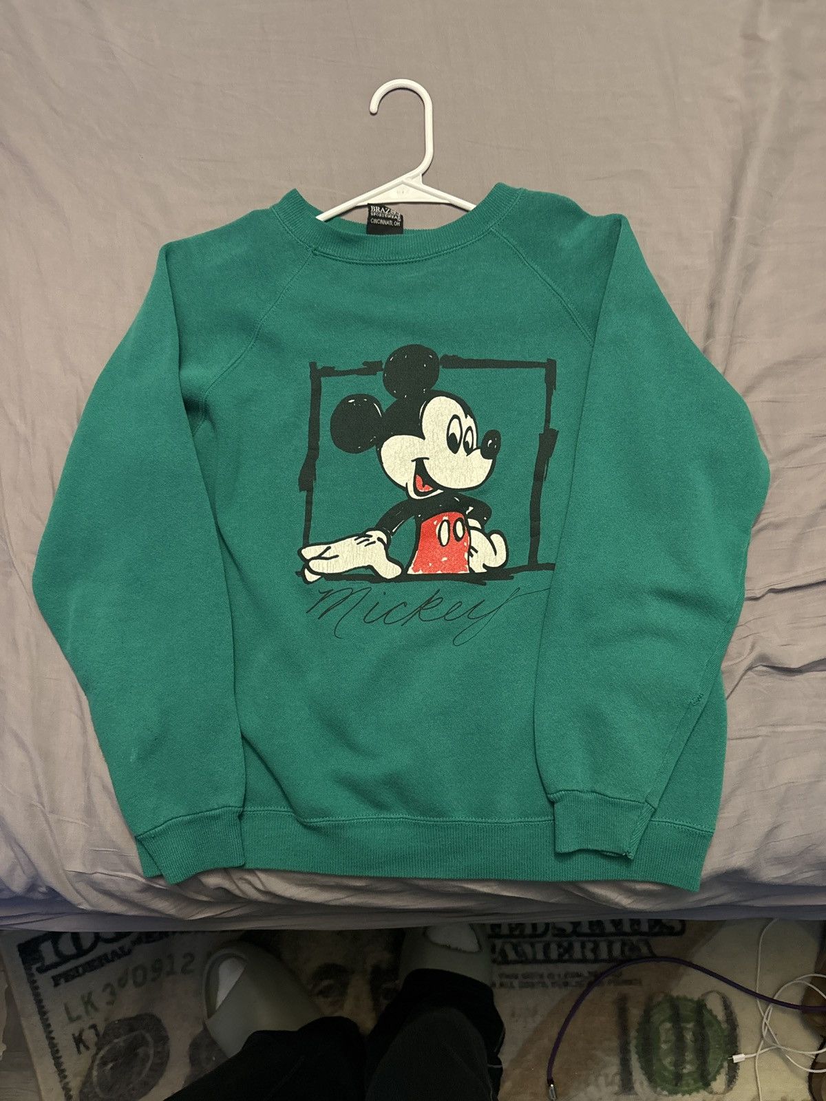 Disney × Vintage vintage green disney sweater Size US S / EU 44-46 / 1 - 1 Thumbnail