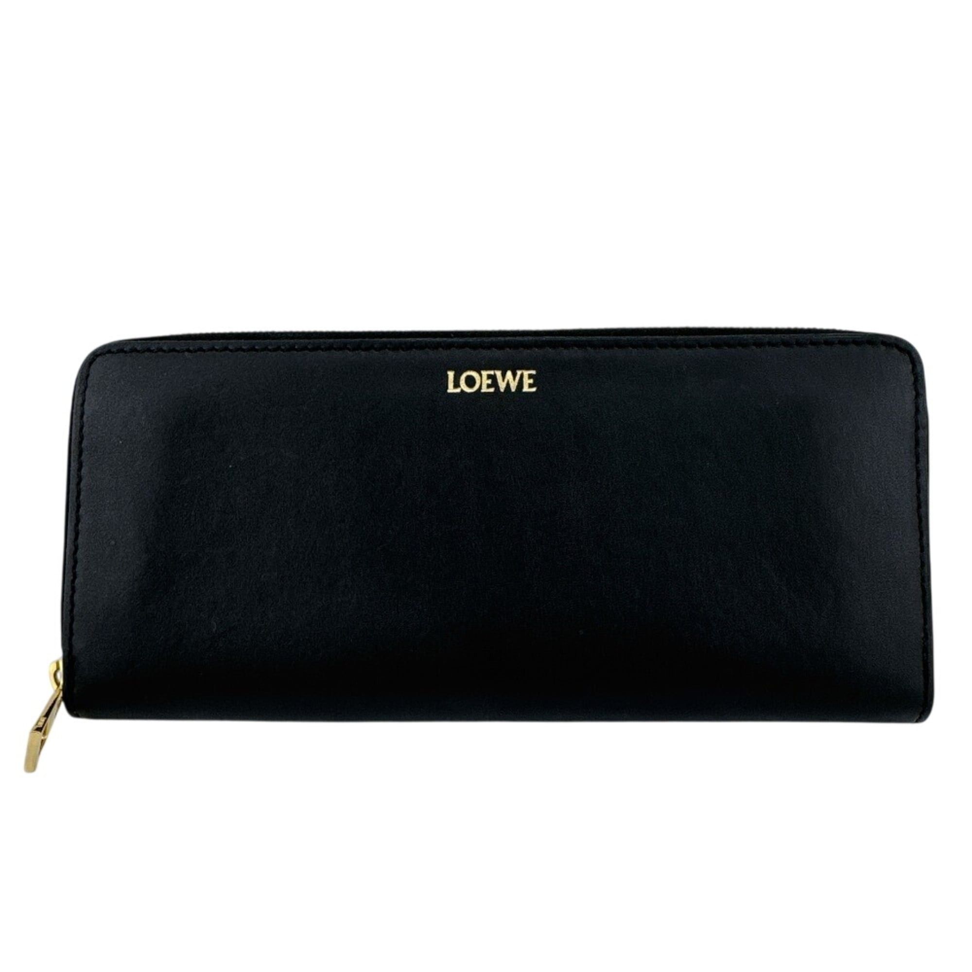 Loewe LOEWE (Loewe) Round Zip Long Wallet, Black Size ONE SIZE - 1 Thumbnail