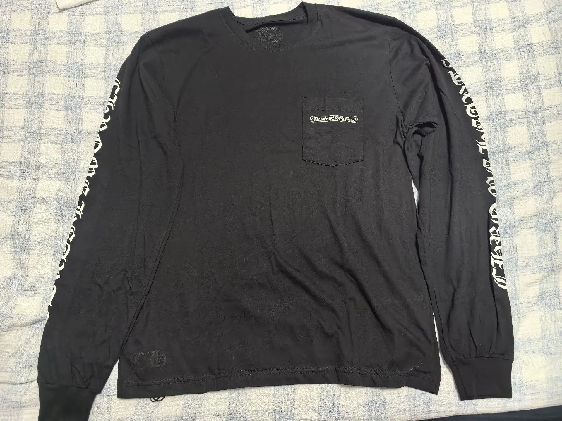 Chrome Hearts Chrome Hearts Letter Print Long Sleeve T-Shirt Size US L / EU 52-54 / 3 - 1 Thumbnail