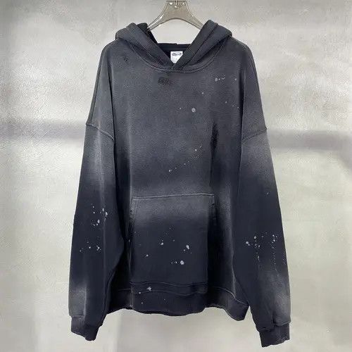 Restricted #33 Speckled Ink Rubbed Hoodie Distressed Size US L / EU 52-54 / 3 - 6 Thumbnail