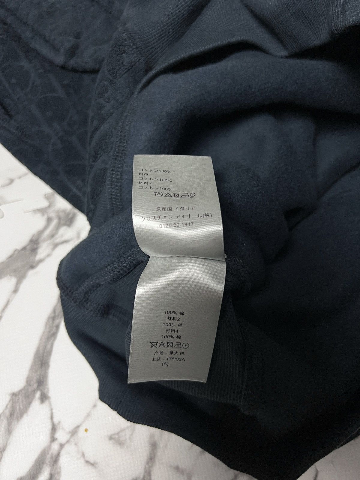 Dior DIOR OBLIQUE LOGO HOODIE Size US S / EU 44-46 / 1 - 5 Thumbnail