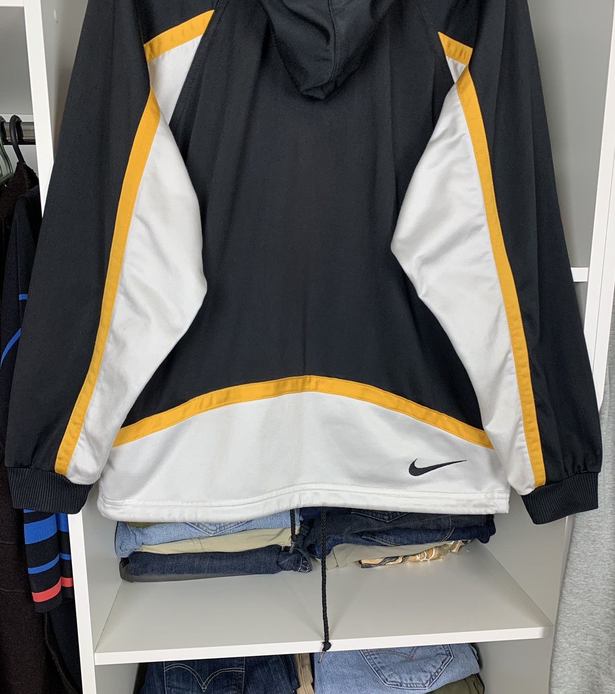 Vintage Vintage Nike Big Logo Zip Hoodie Size US XS / EU 42 / 0 - 25 Thumbnail