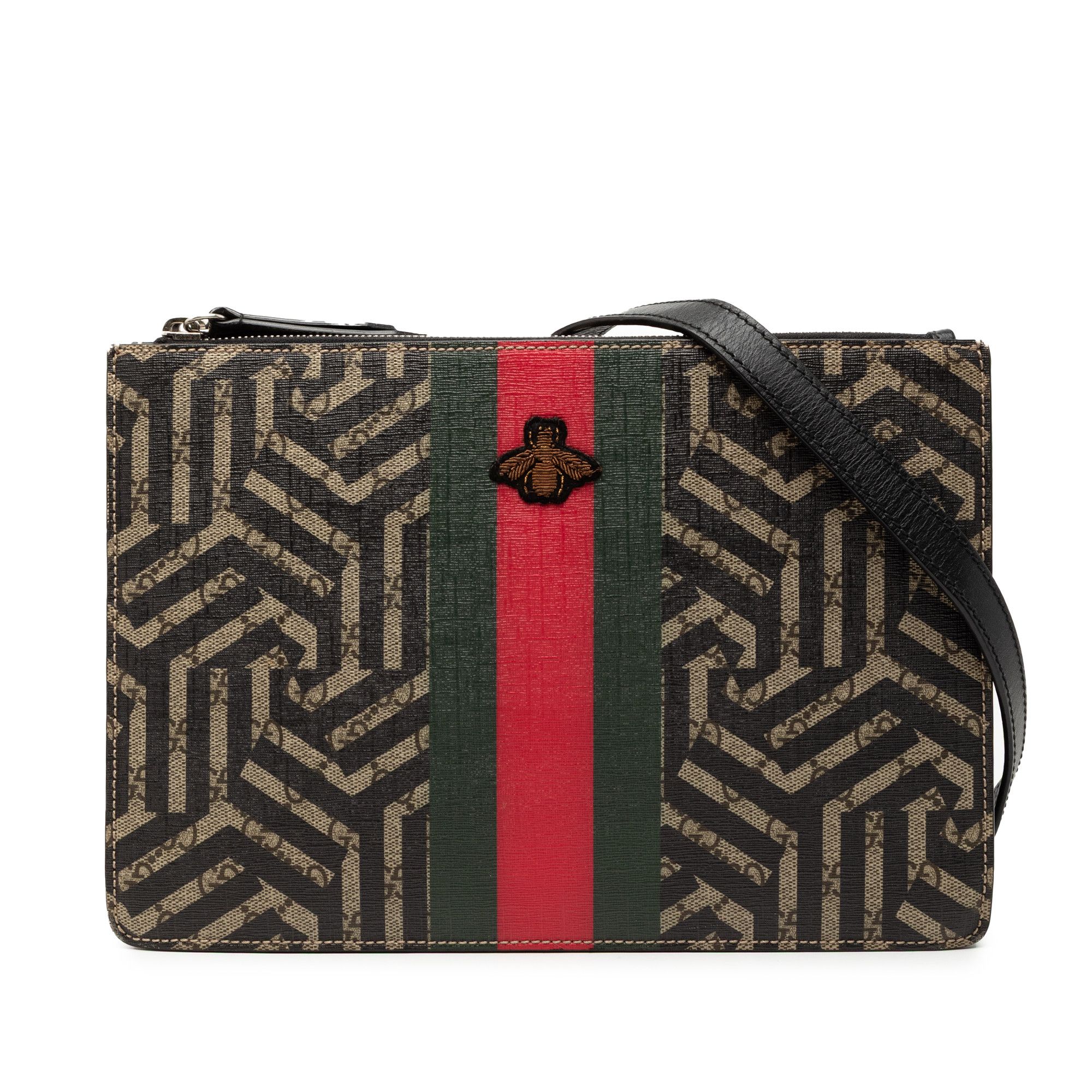 Gucci Gucci GG Supreme Kaleido Bee Crossbody Size ONE SIZE - 1 Thumbnail