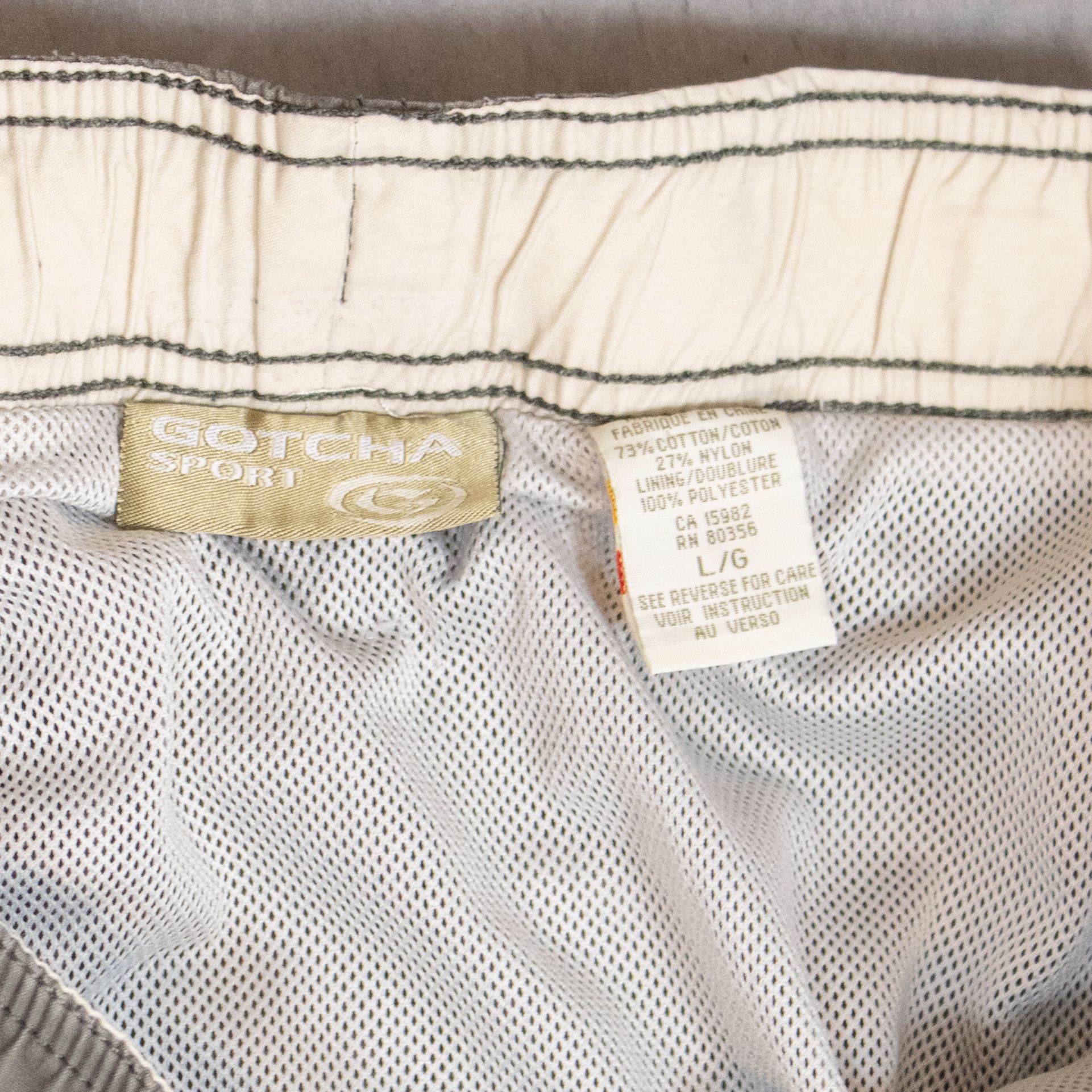 Vintage Y2K 2000's Gotcha Sport Charcoal Grey Baggy Shorts Size US 37 - 10 Thumbnail