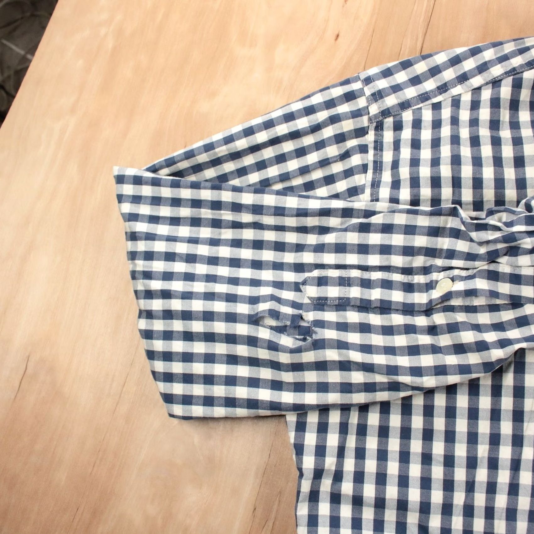 Bills Khakis Bills Khakis Blue Gingham Shirt MEDIUM Long Sleeve Mens Size US M / EU 48-50 / 2 - 4 Thumbnail