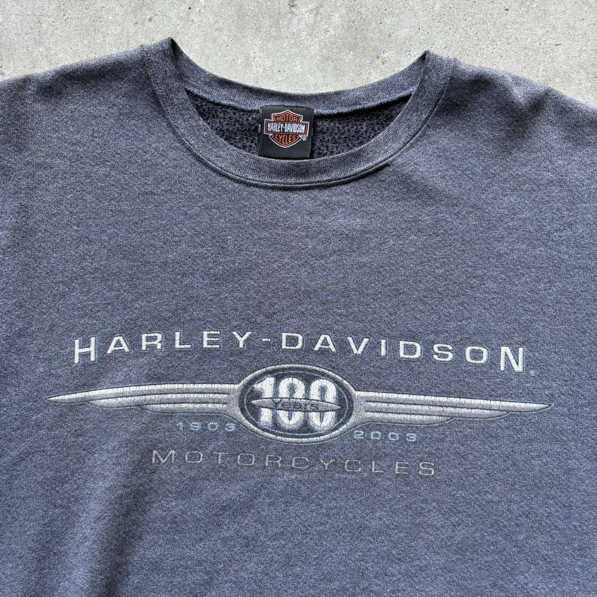 Harley Davidson × Vintage vintage 2003 Y2K HARLEY DAVIDSON VA spellout sweatshirt Size US XL / EU 56 / 4 - 2 Thumbnail