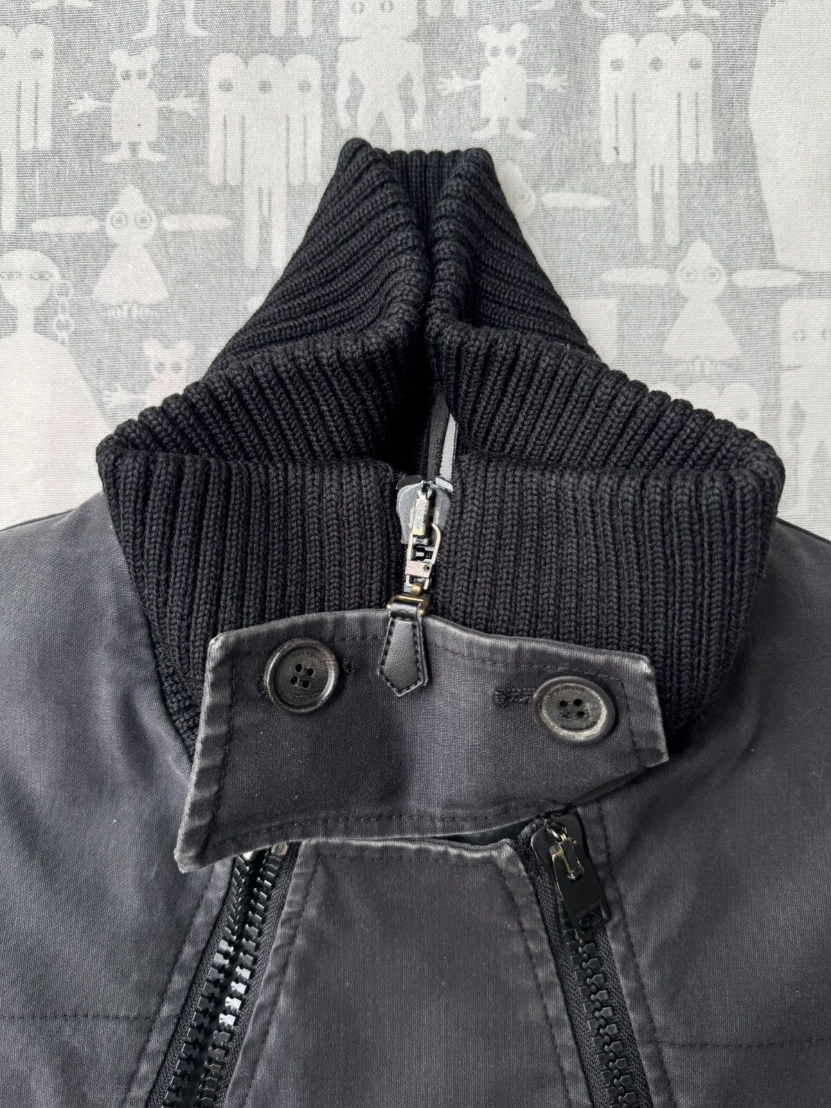 Dior Dior Homme AW07 High-Neck Pilot Bomber Size US M / EU 48-50 / 2 - 2 Thumbnail