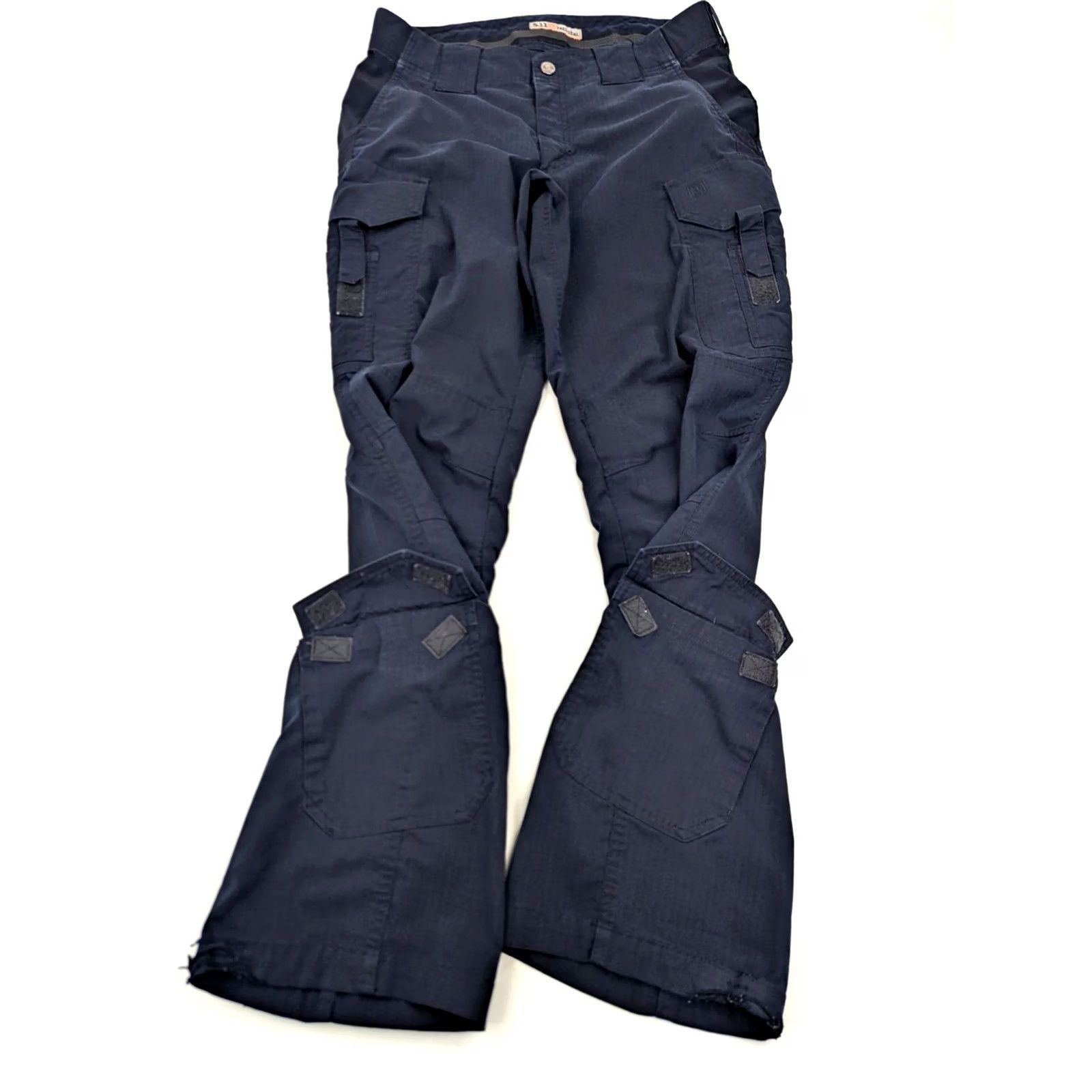 Vintage 5.11 Tactical Ripstop Cargo Pants Women 10 Regular Navy Blue Size 32" / US 10 / IT 46 - 5 Thumbnail