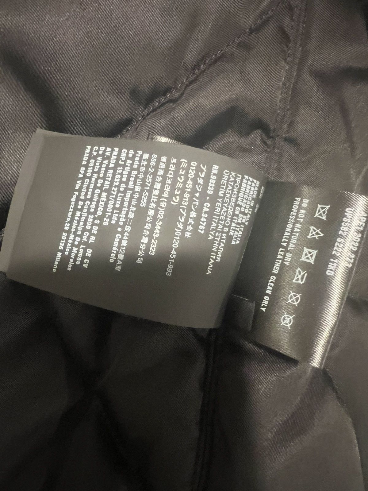 Prada Prada raf simons triangle leather jacket. S. $12500 Size US S / EU 44-46 / 1 - 8 Thumbnail