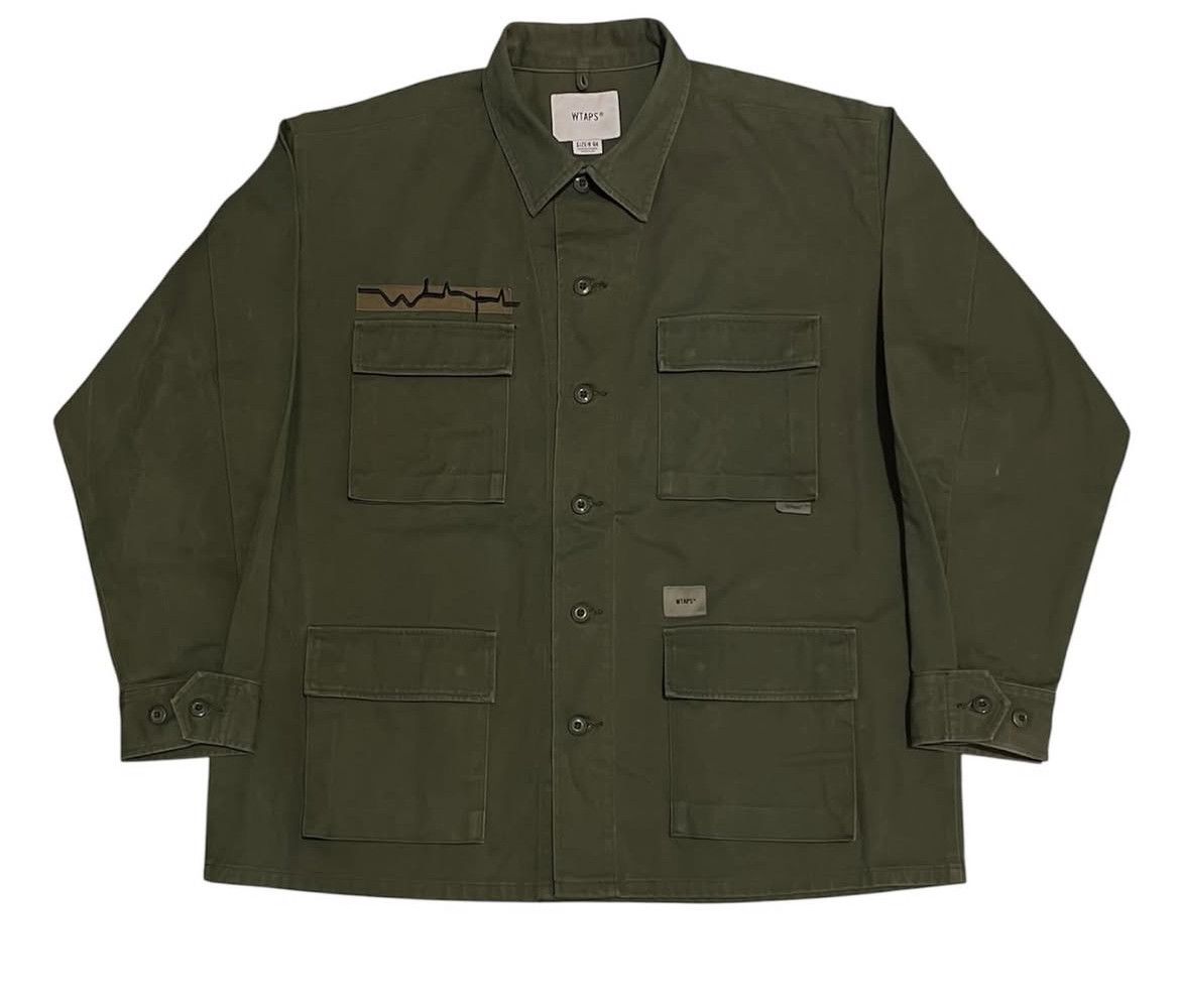 Wtaps 2000s Wtaps Jungle Brain Ls Cotton Twill Embroidery Jacket Size US XL / EU 56 / 4 - 1 Thumbnail
