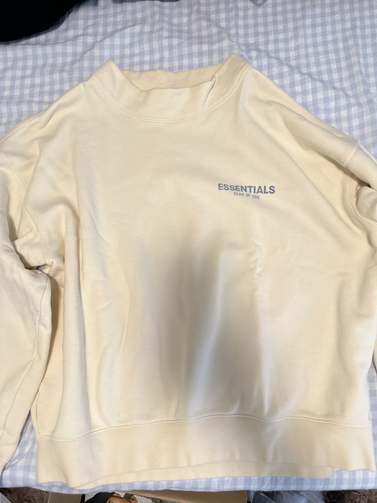 Essentials Essentials Mockneck Sweatshirt Cream Size Large Size US L / EU 52-54 / 3 - 1 Thumbnail