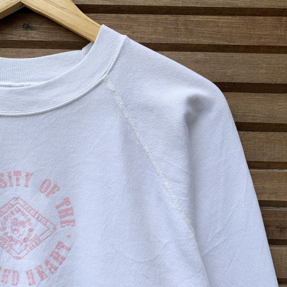 Hanes × Vintage Vintage 1980s Hanes Sacred Heart University Crewneck Size L / US 10 / IT 46 - 4 Thumbnail