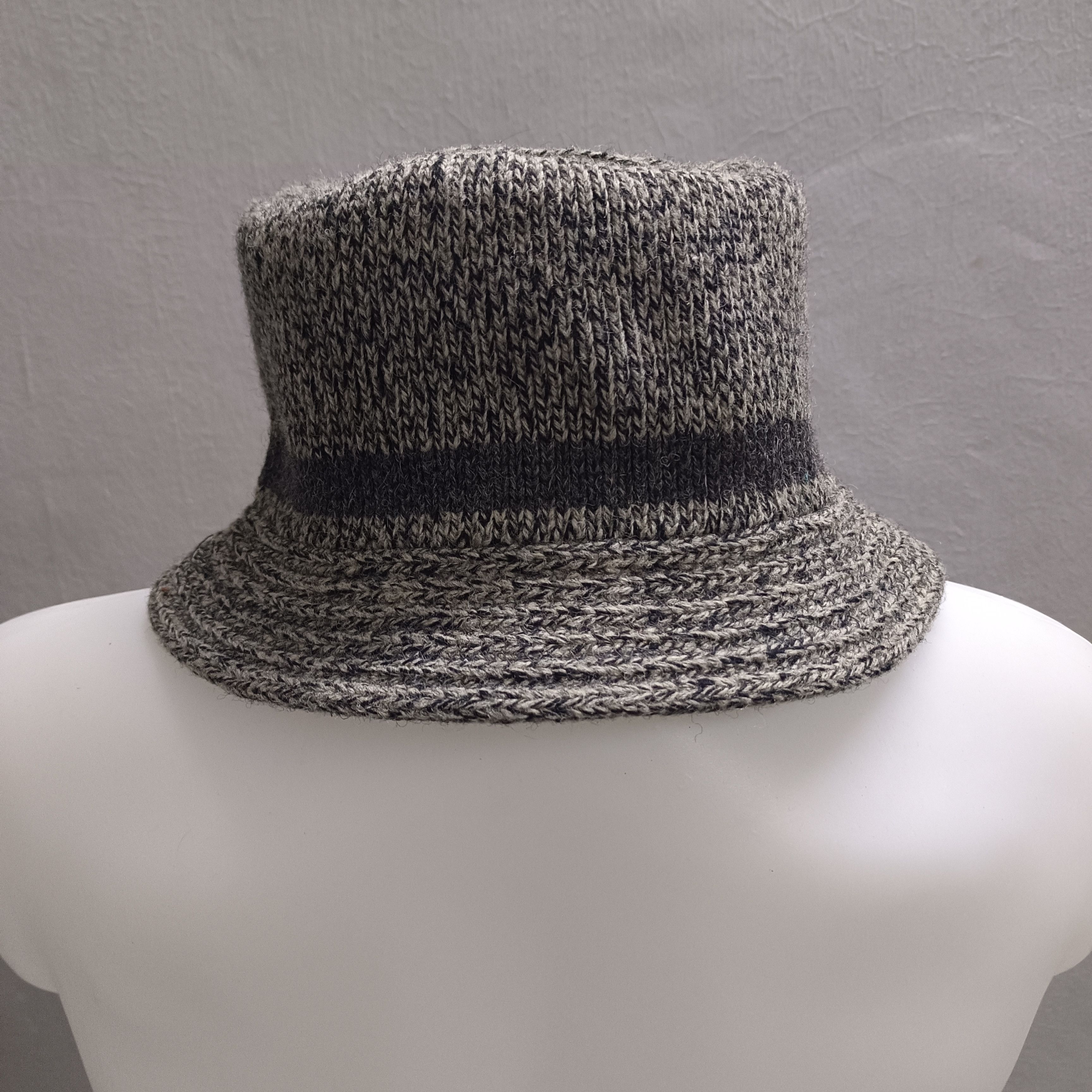 Vintage Vintage made in USA knit stripes wool hat Size ONE SIZE - 2 Thumbnail