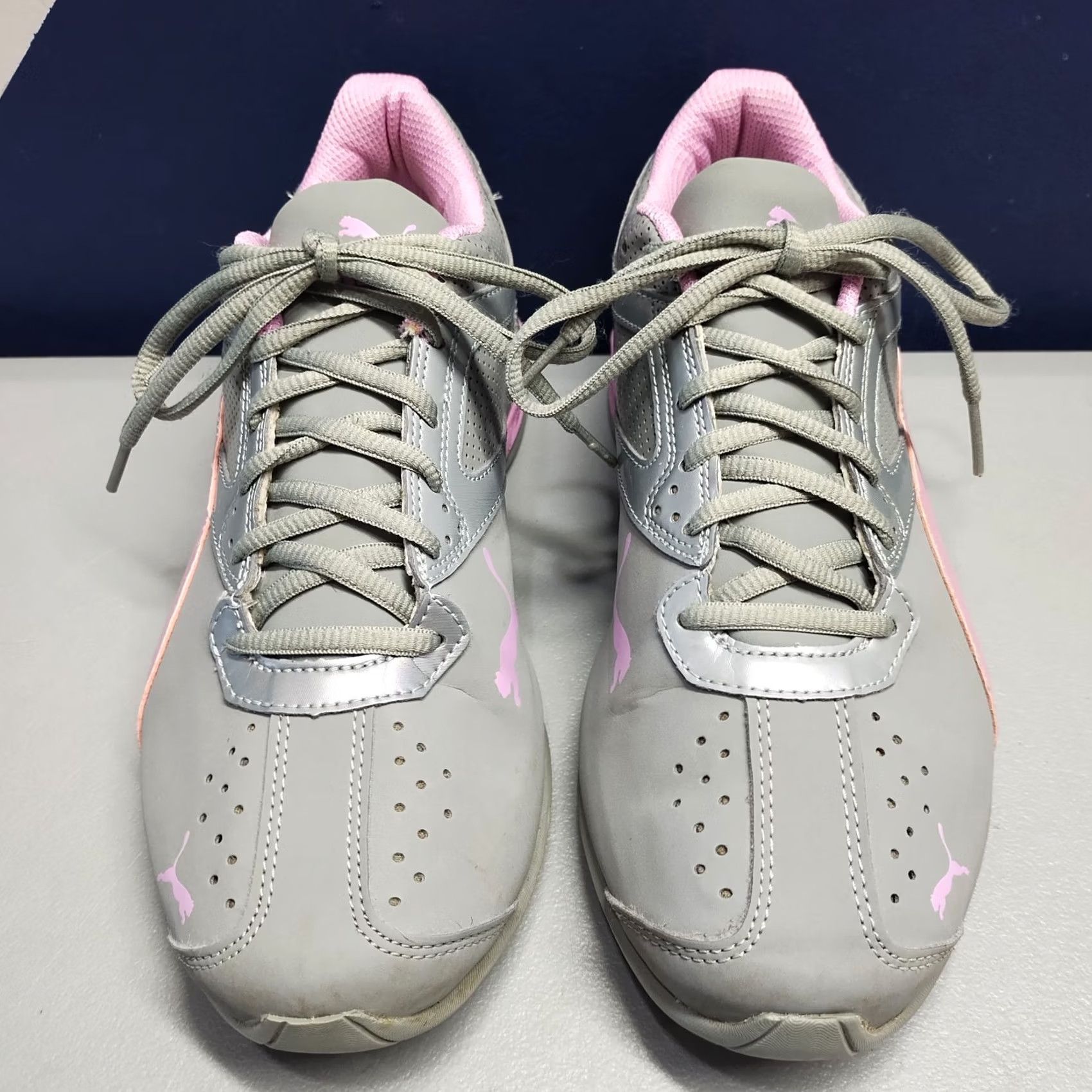 Puma Puma Tazon 6 SL Sneakers Women's US Size 9.5 Gray Pink Athletic Running Lace Up - Size 9.5 Womens Comfort Size US 10 / IT 40 - 3 Thumbnail