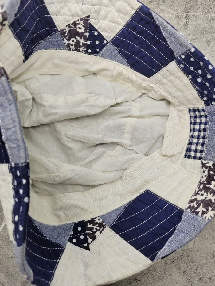 Japanese Brand Vintage Patchwork Japanese Style Bucket Hat Size ONE SIZE - 5 Thumbnail