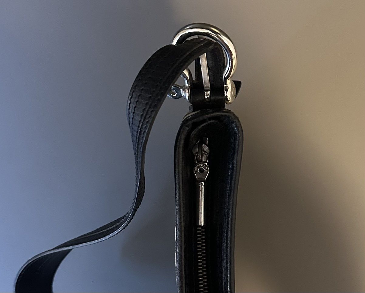 Burberry Burberry Vintage Check Shoulder Bag – Black Leather Trim Size ONE SIZE - 3 Thumbnail