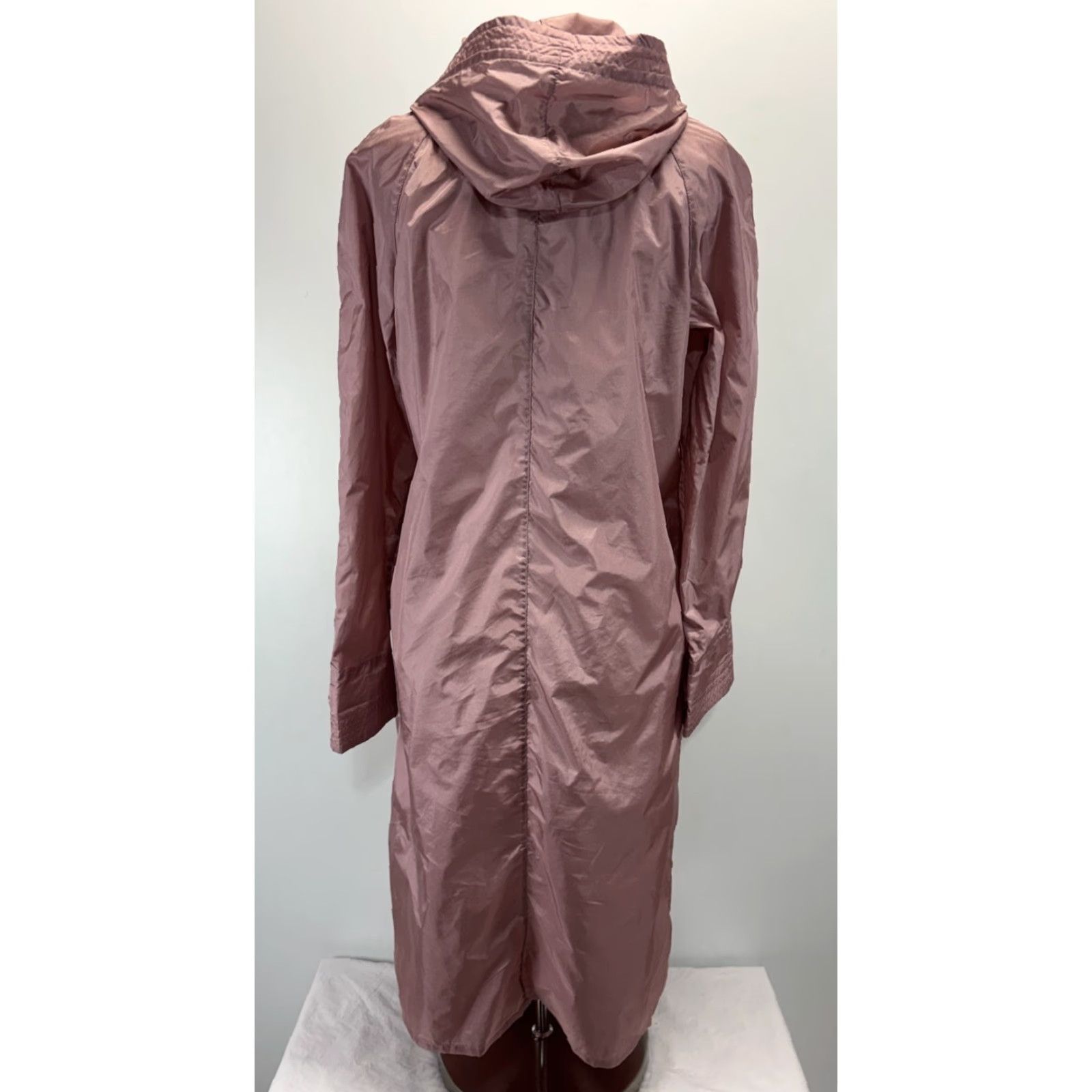 Vintage VINTAGE Totes Coat Trench Nylon Rain Women’s Sz 8 Pink Lightweight Long Sleeve Button Long Size M / US 6-8 / IT 42-44 - 3 Thumbnail