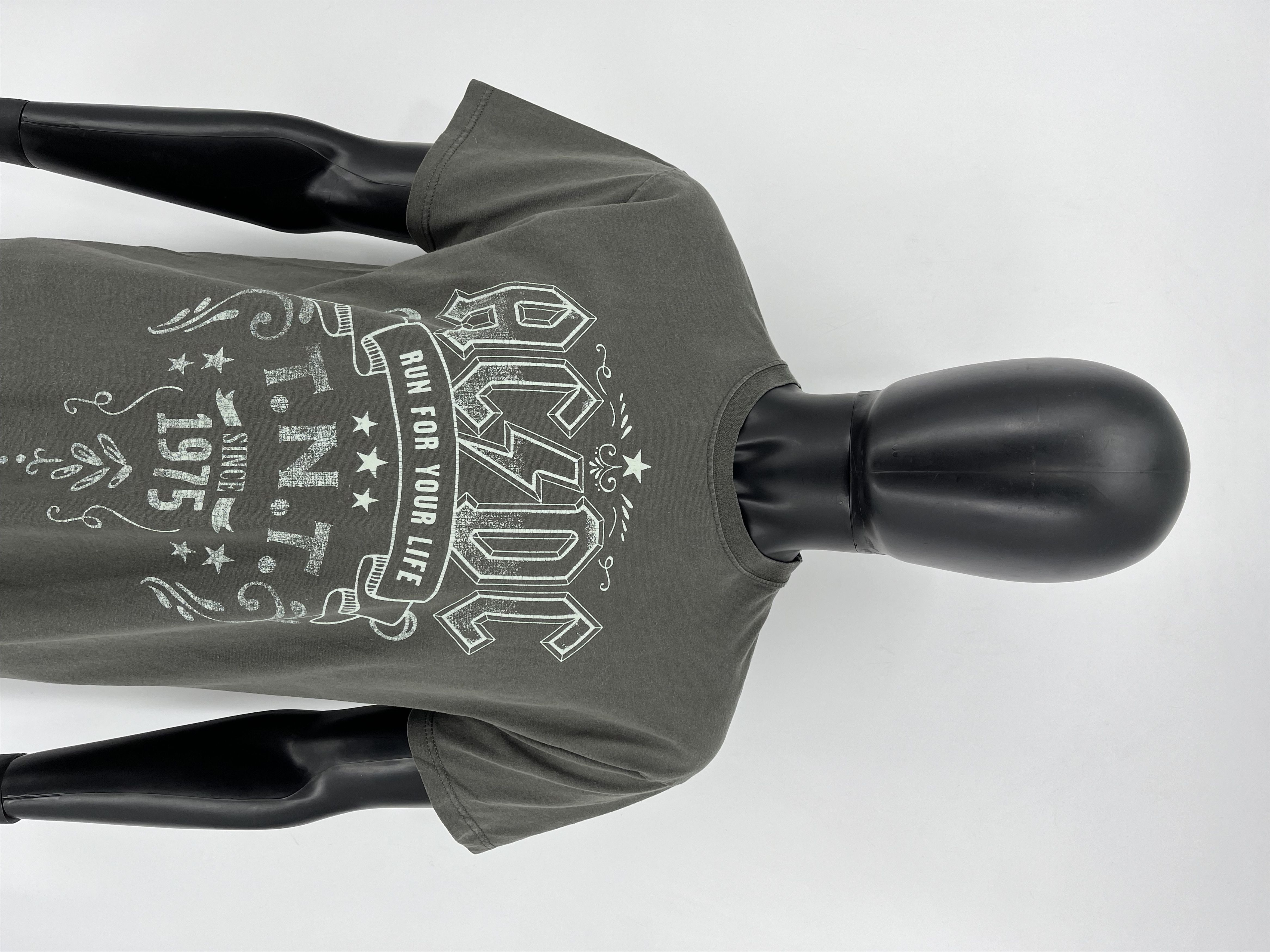 AC/DC × Band Tees Vintage ACDC Rock OF Bust T-Shirt Like Metallica Slayer Size US L / EU 52-54 / 3 - 2 Thumbnail