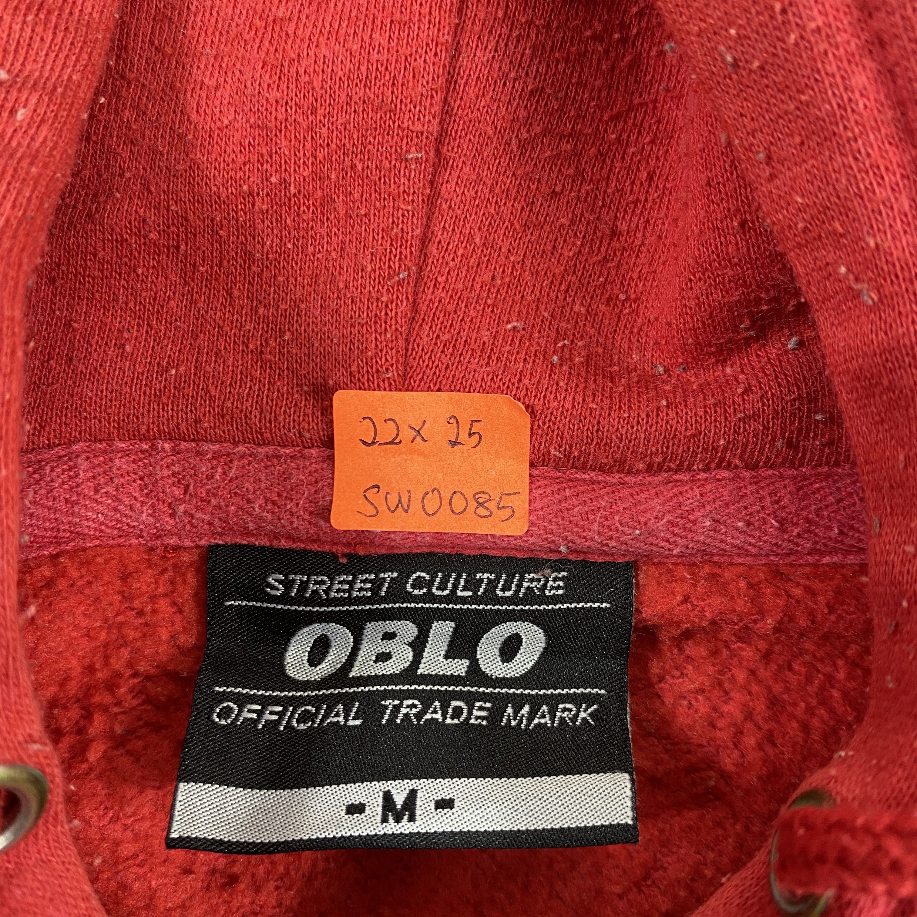 Japanese Brand Vintage Street Culture Oblo Hoodie -SW085 Size US M / EU 48-50 / 2 - 6 Thumbnail